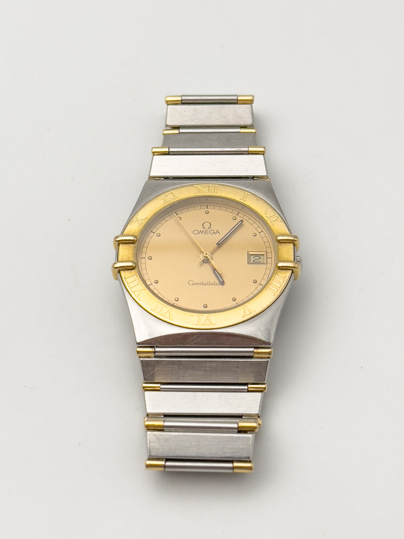 Omega - Constellation Gold & Steel Date - 1990-е гг.