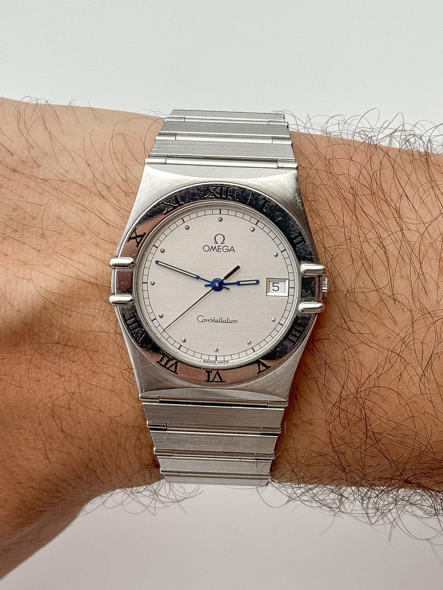 Omega - Constellation Acero Manecillas Azules - 1993