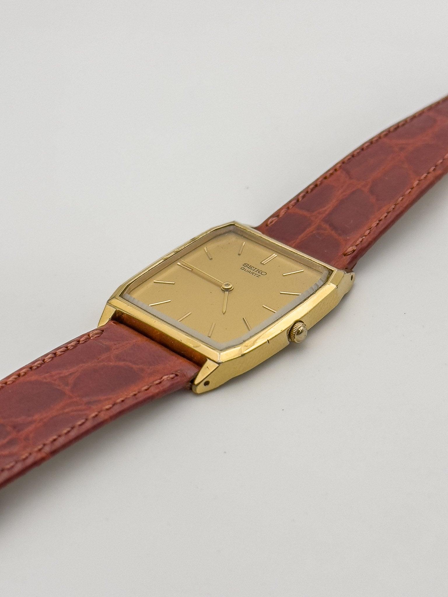 Seiko - Reloj de vestir Tonneau Gold - 1995