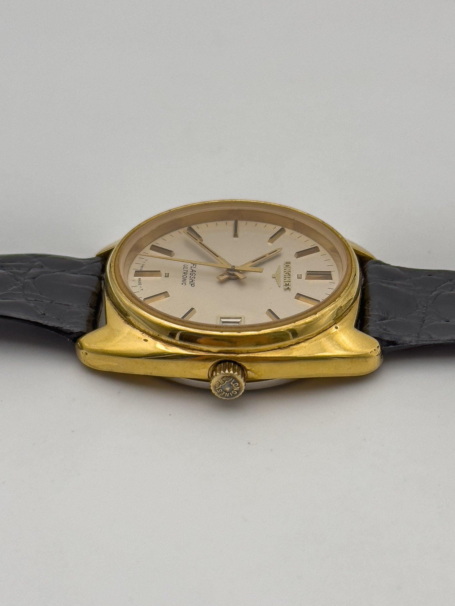 Longines - Ultrisch Gold Plad Flaggschiff - 1970's