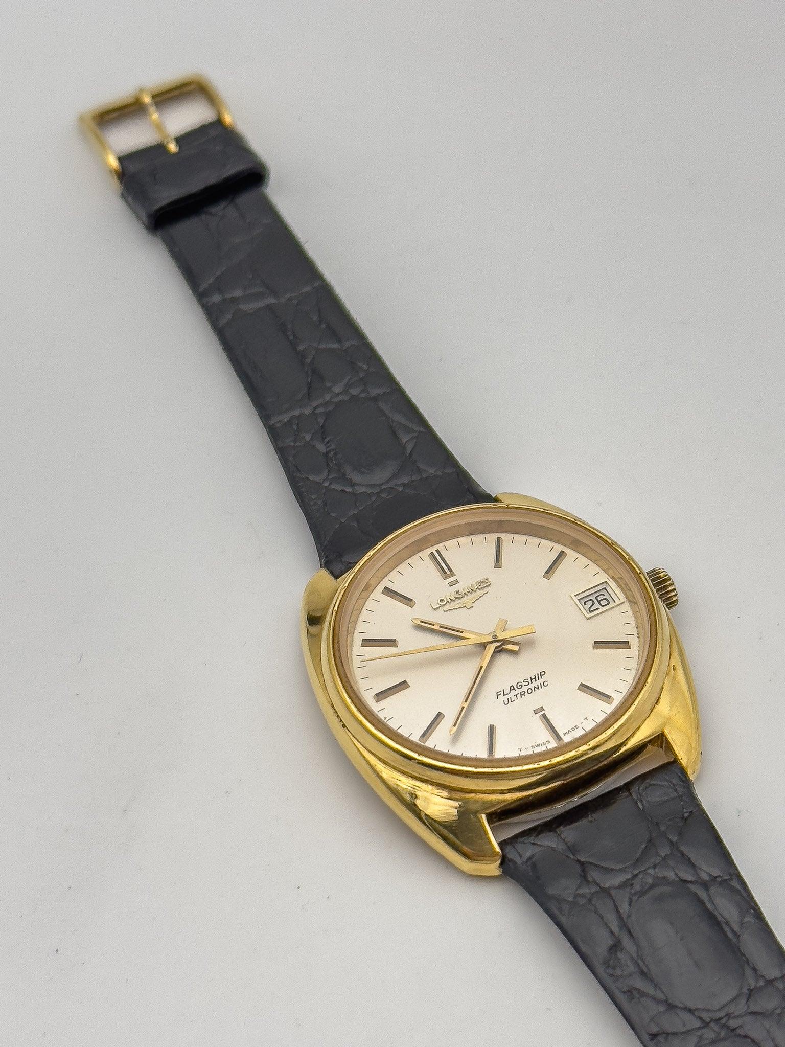 Longines - Flagship Ultronic с золотым покрытием - 1970-е годы