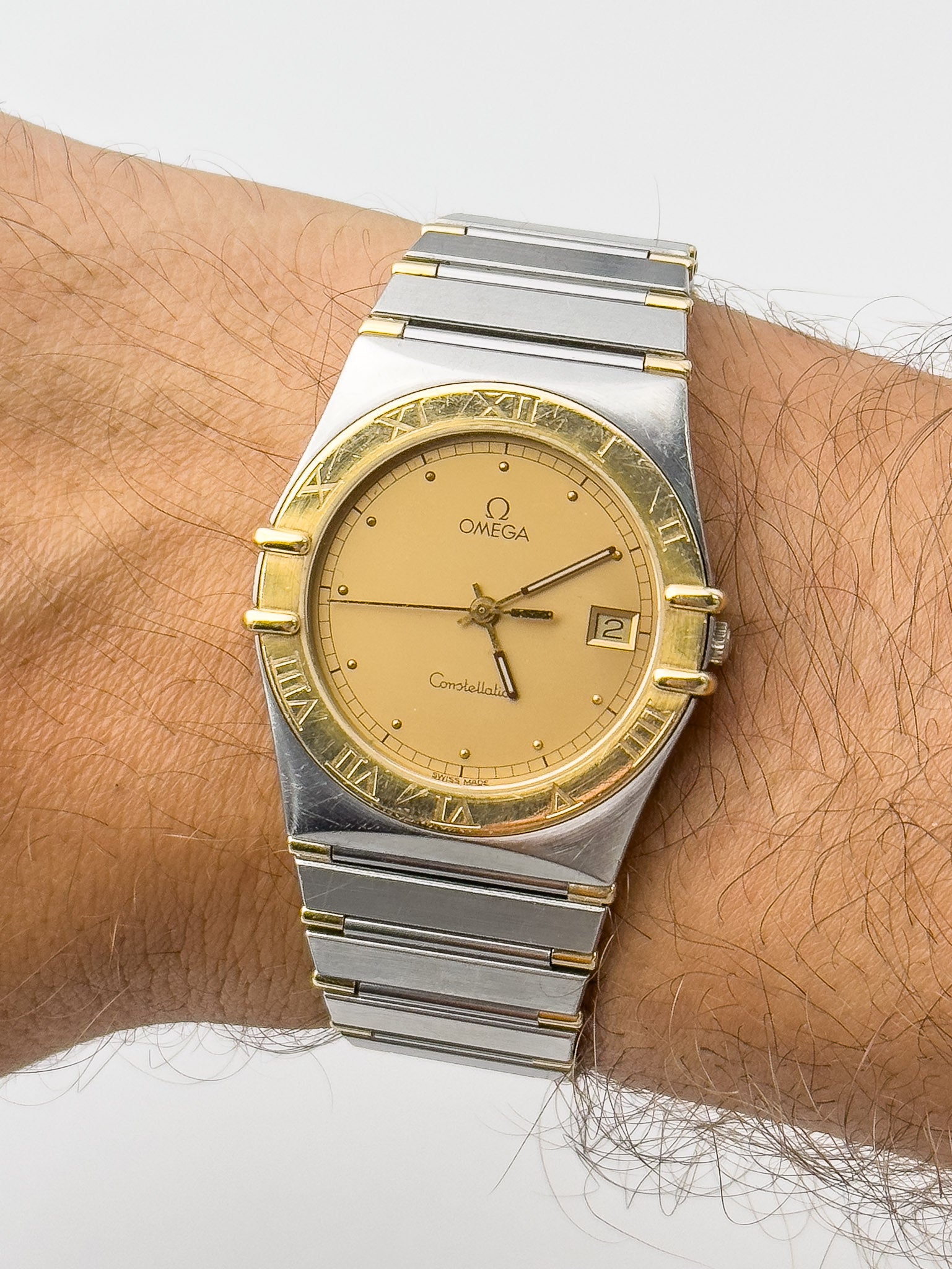 Omega - Constellation Gold & Steel Date - 1990 年代