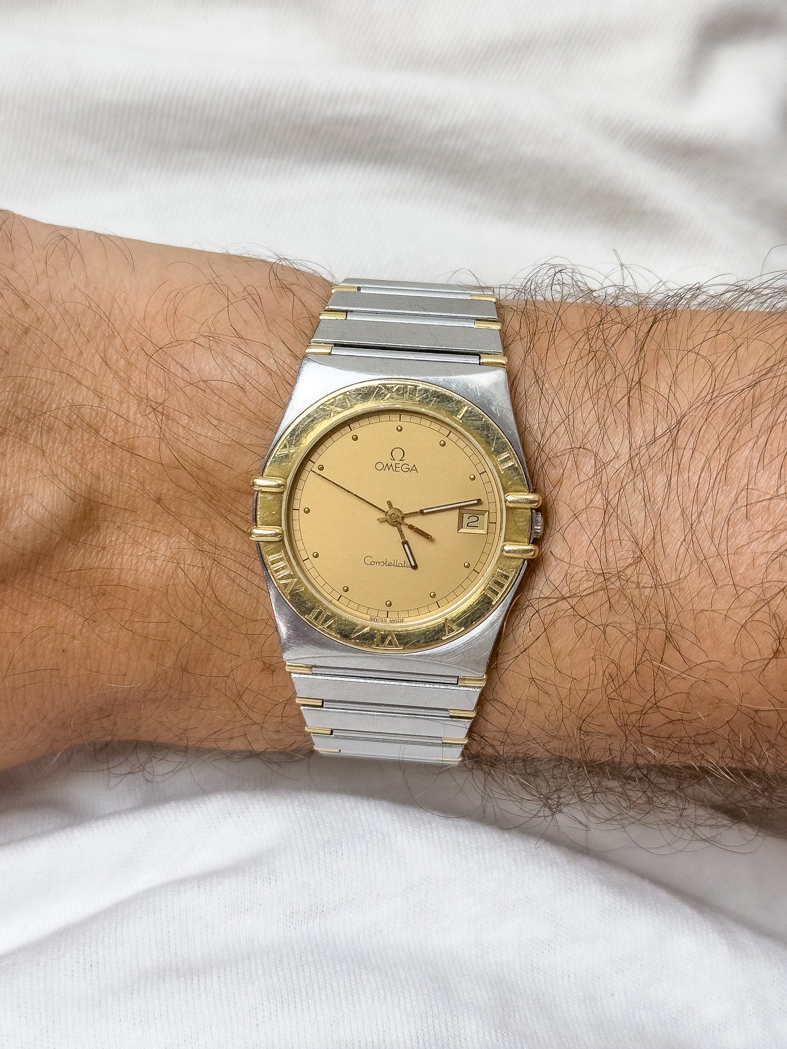 Omega - Constellation Gold & Steel Date - 1990 年代