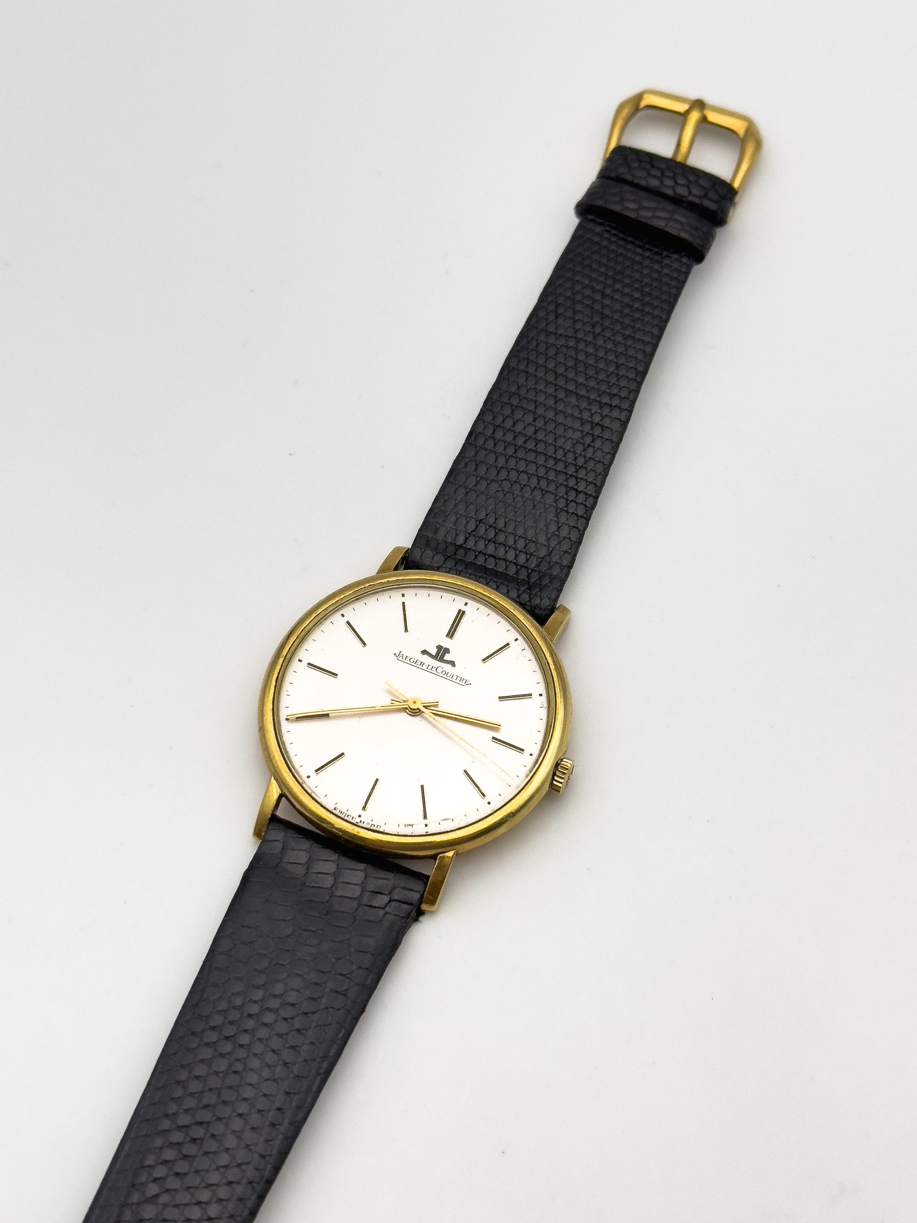 Jaeger-Lecoultre - 18K Gold Dress Watch - Box - 1960's - Atelier Victor