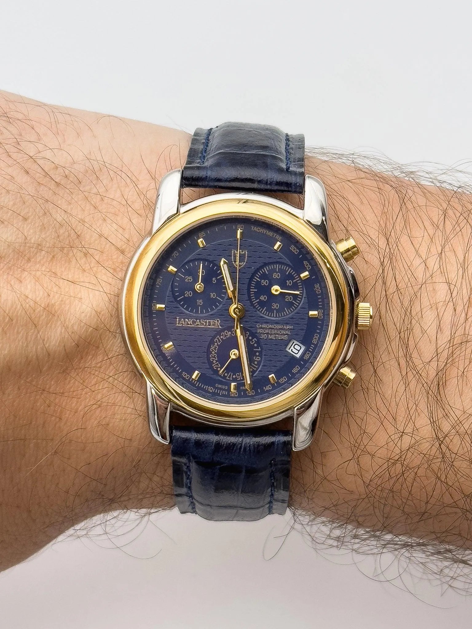 Lancaster - Blue Chrono - NOS - 1990s - Atelier Victor