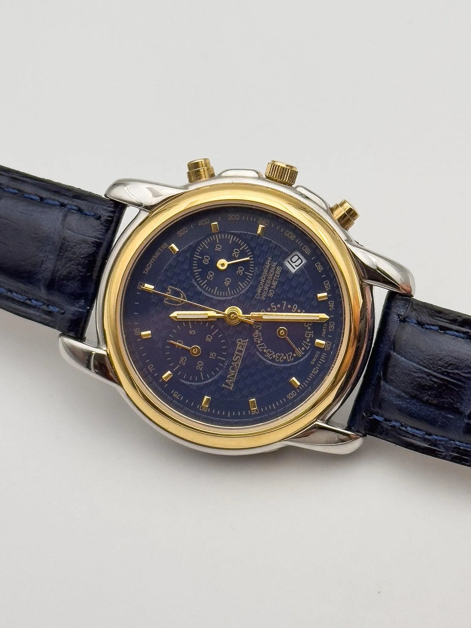 Lancaster - Blue Chrono - NOS - 1990s - Atelier Victor