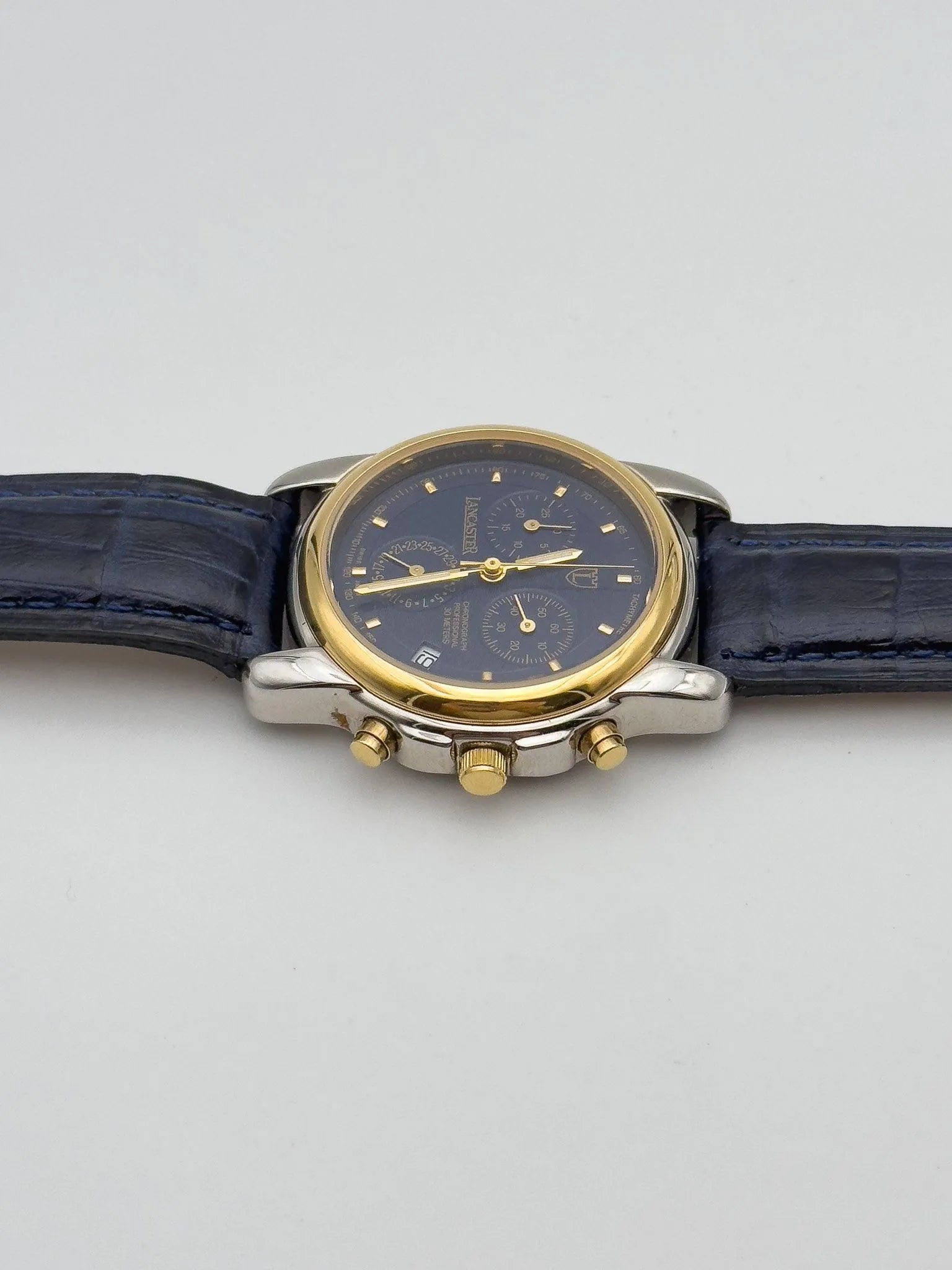 Lancaster - Blue Chrono - NOS - 1990s - Atelier Victor