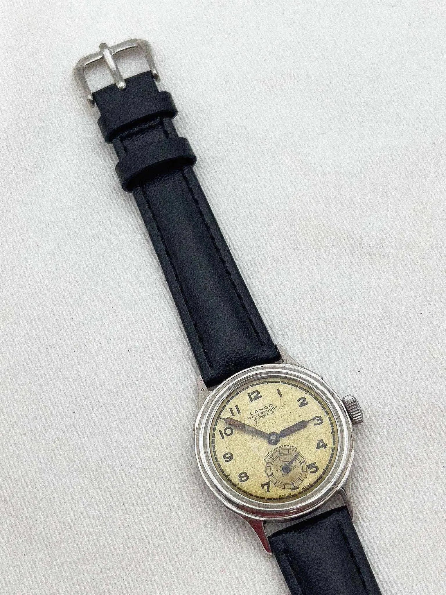 Lanco - World War II Cream Dial - 1940s - Atelier Victor