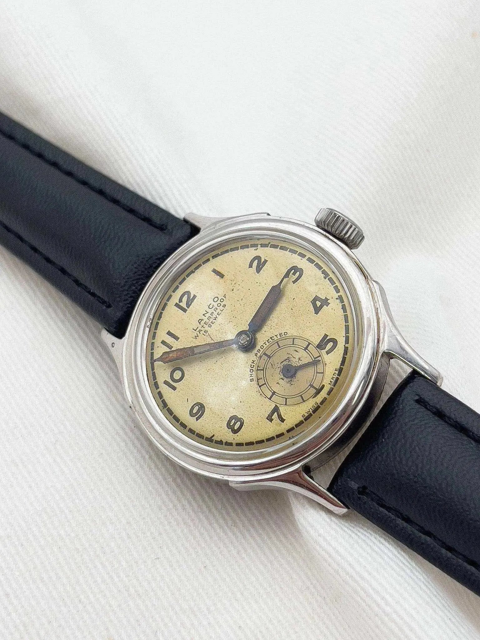 Lanco - World War II Cream Dial - 1940s - Atelier Victor