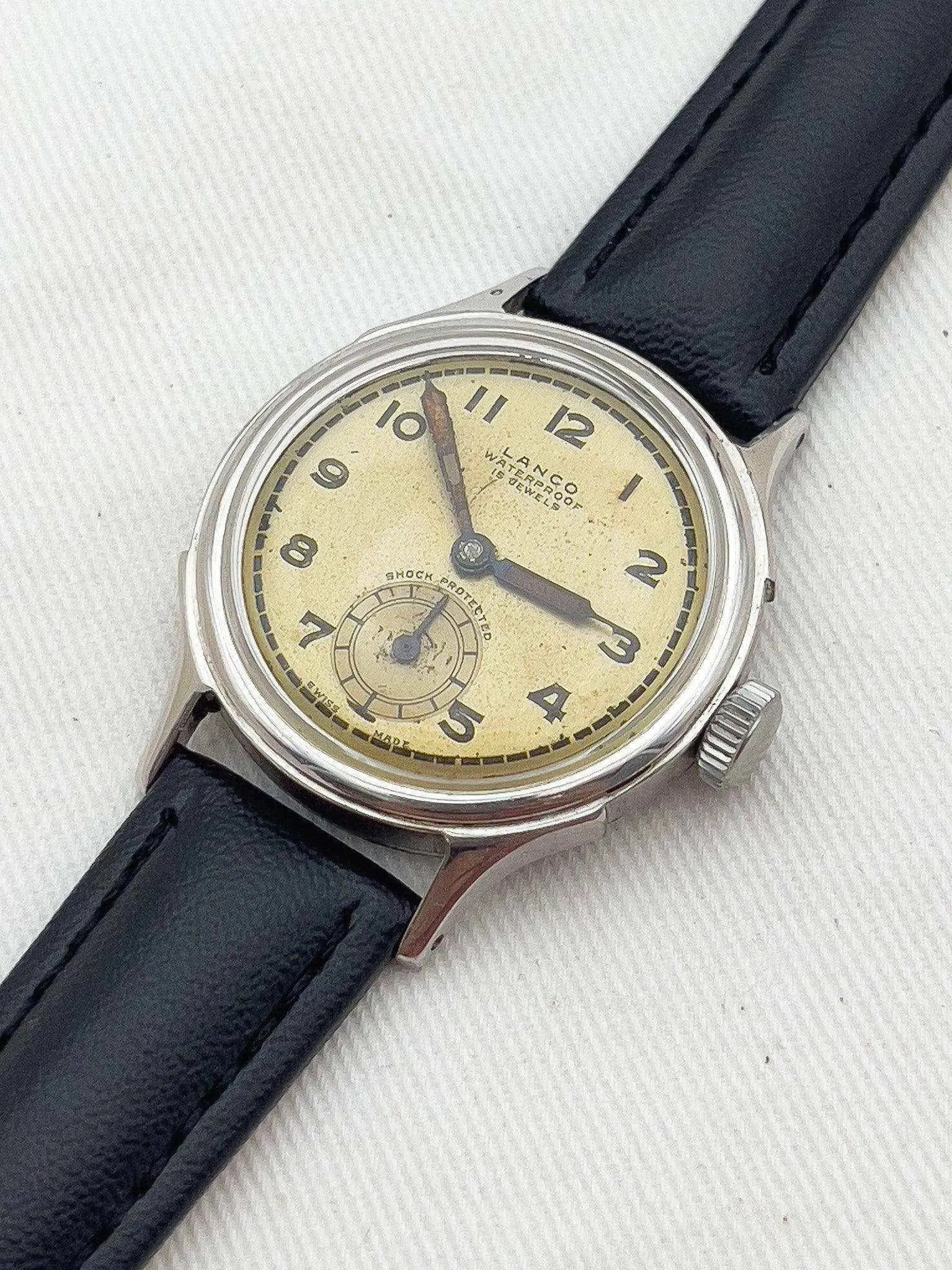 Lanco - World War II Cream Dial - 1940s - Atelier Victor