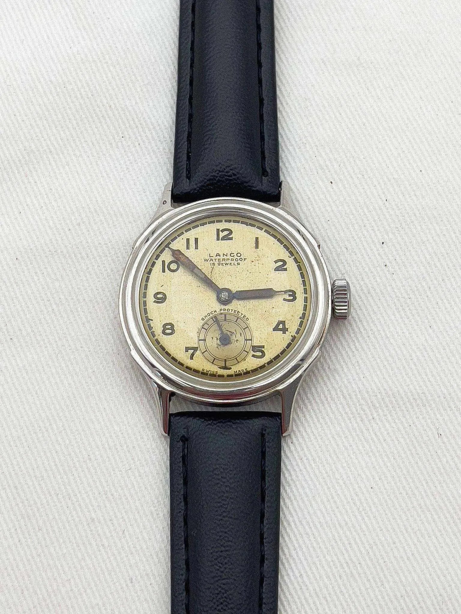 Lanco - World War II Cream Dial - 1940s - Atelier Victor