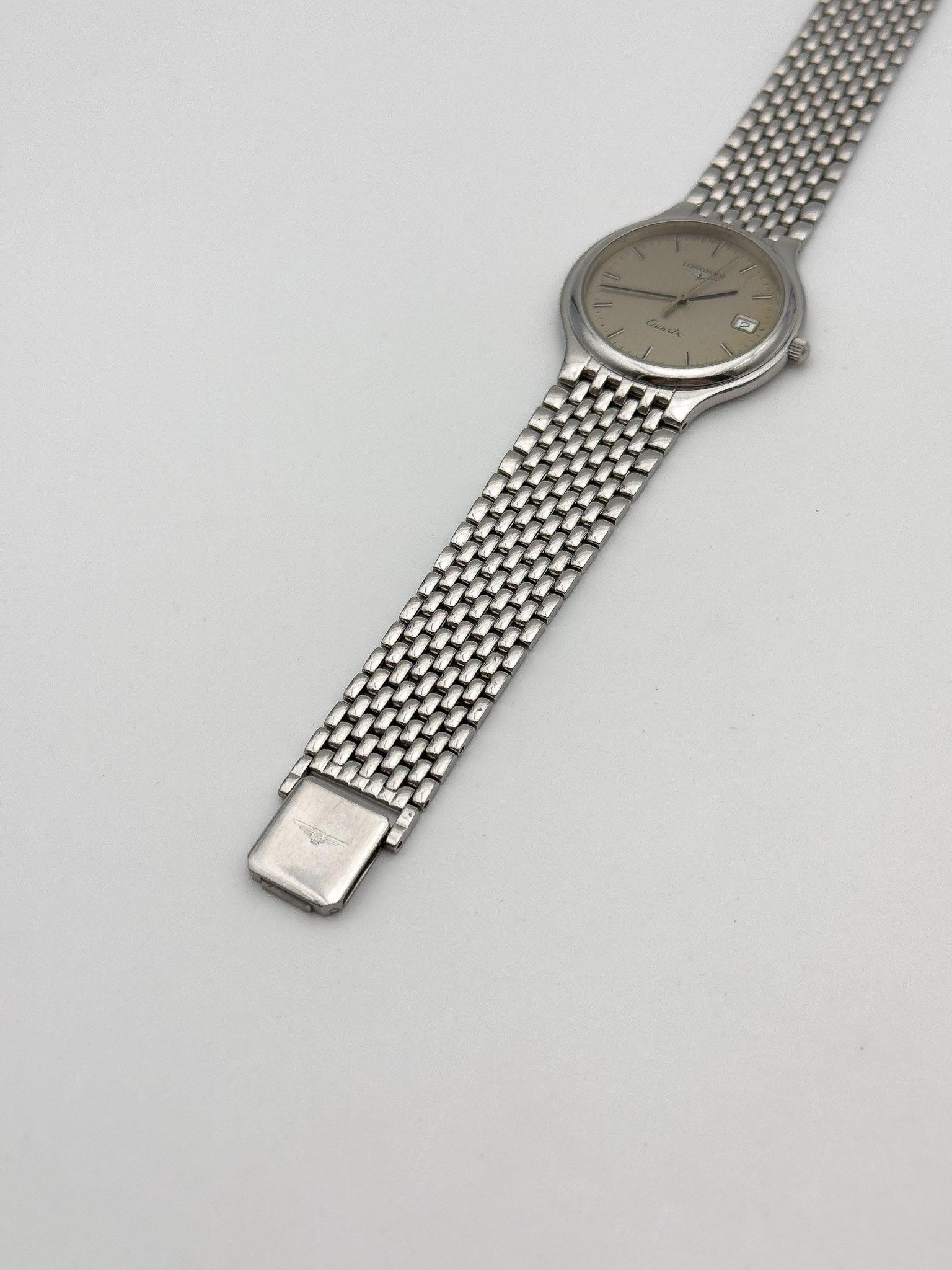 Longines - Beads of Rice Full Steel - 1980's - Atelier Victor