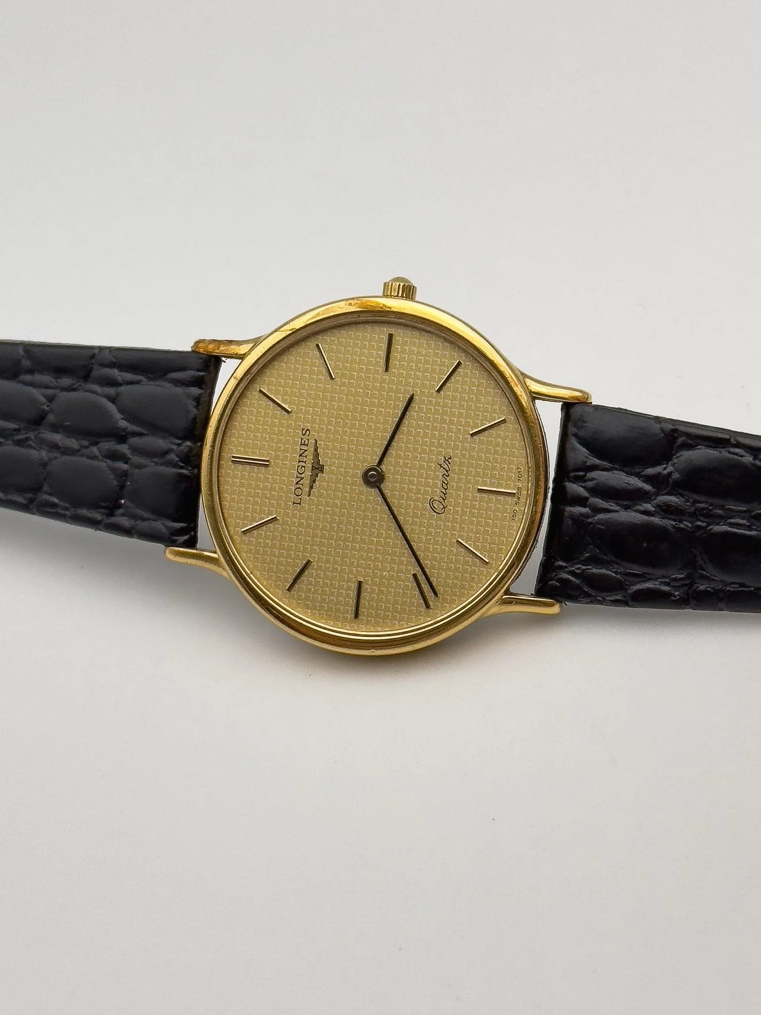 Longines - Clous de Paris Circle Gold - 1980s - Atelier Victor