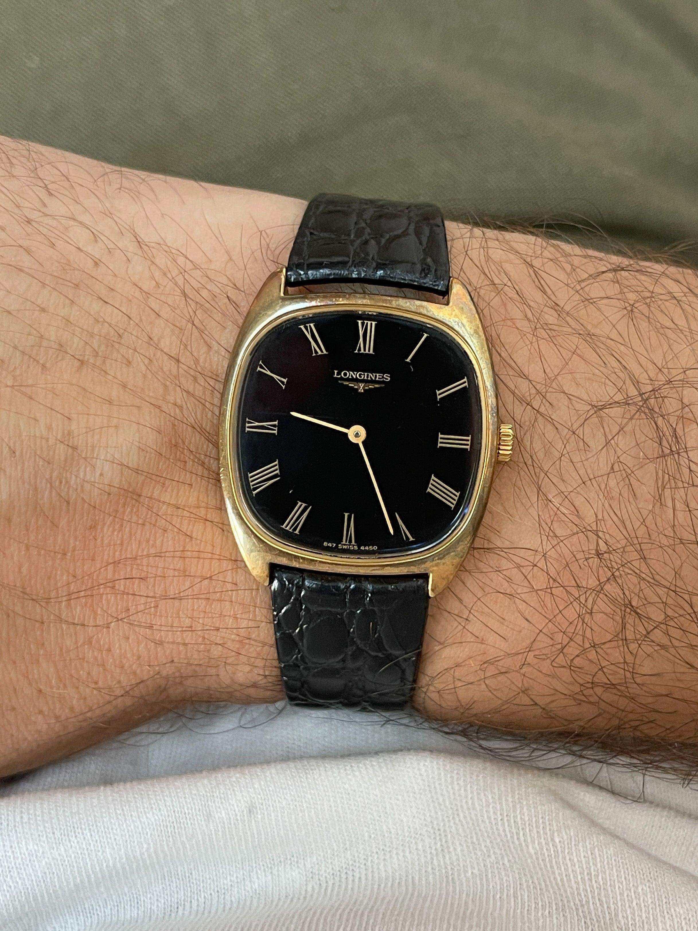 Longines - Dark Dial Romain - 1978 - Atelier Victor