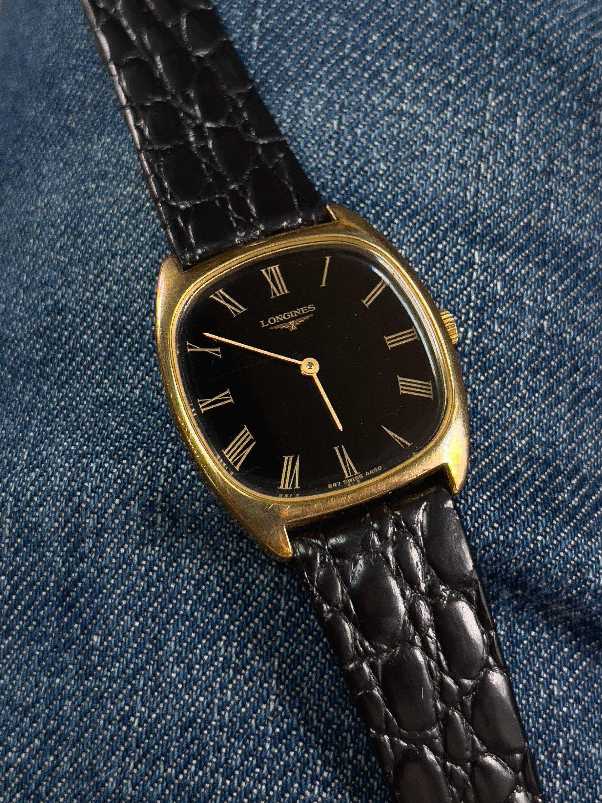 Longines - Dark Dial Romain - 1978 - Atelier Victor