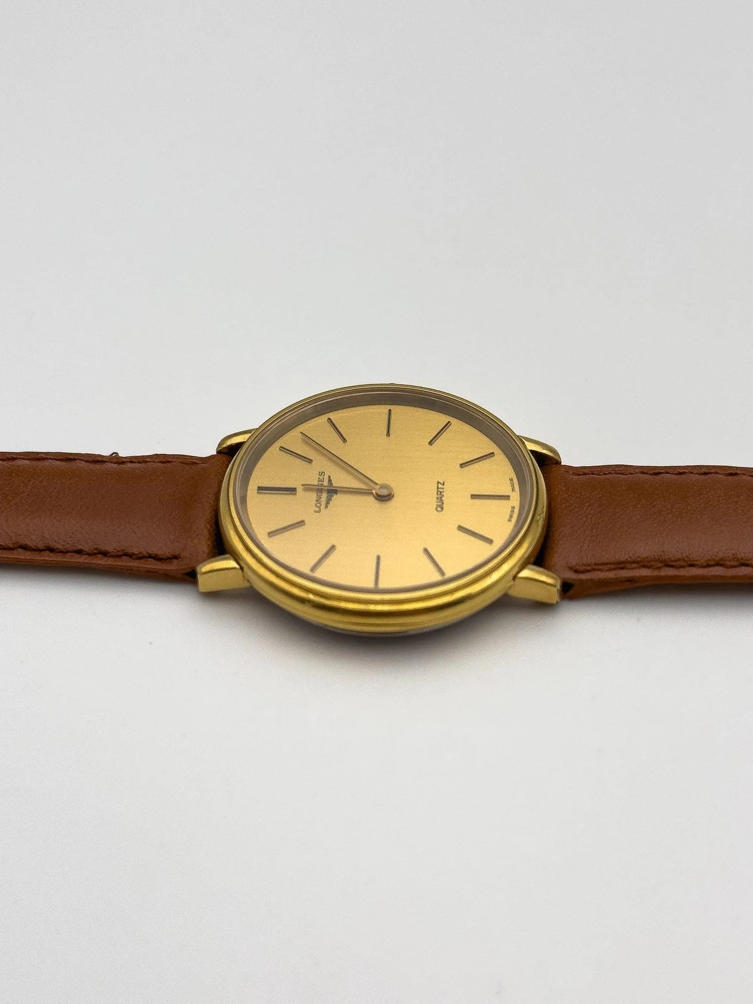 Longines - Gold Circle Blue Cabochon - 1970s - Atelier Victor