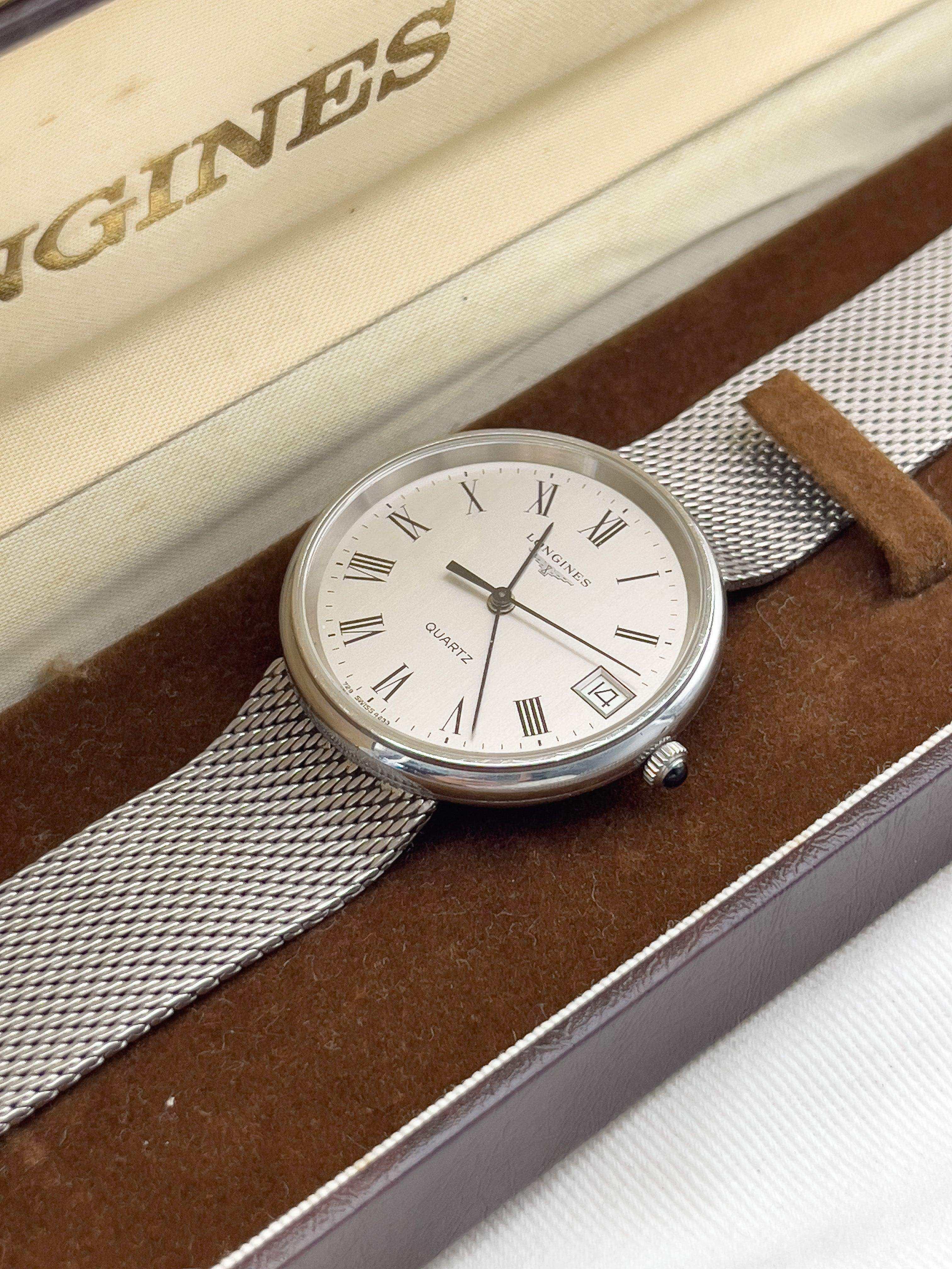 Longines - Romain Full Steel Milanaise - BOX - 1970's - Atelier Victor