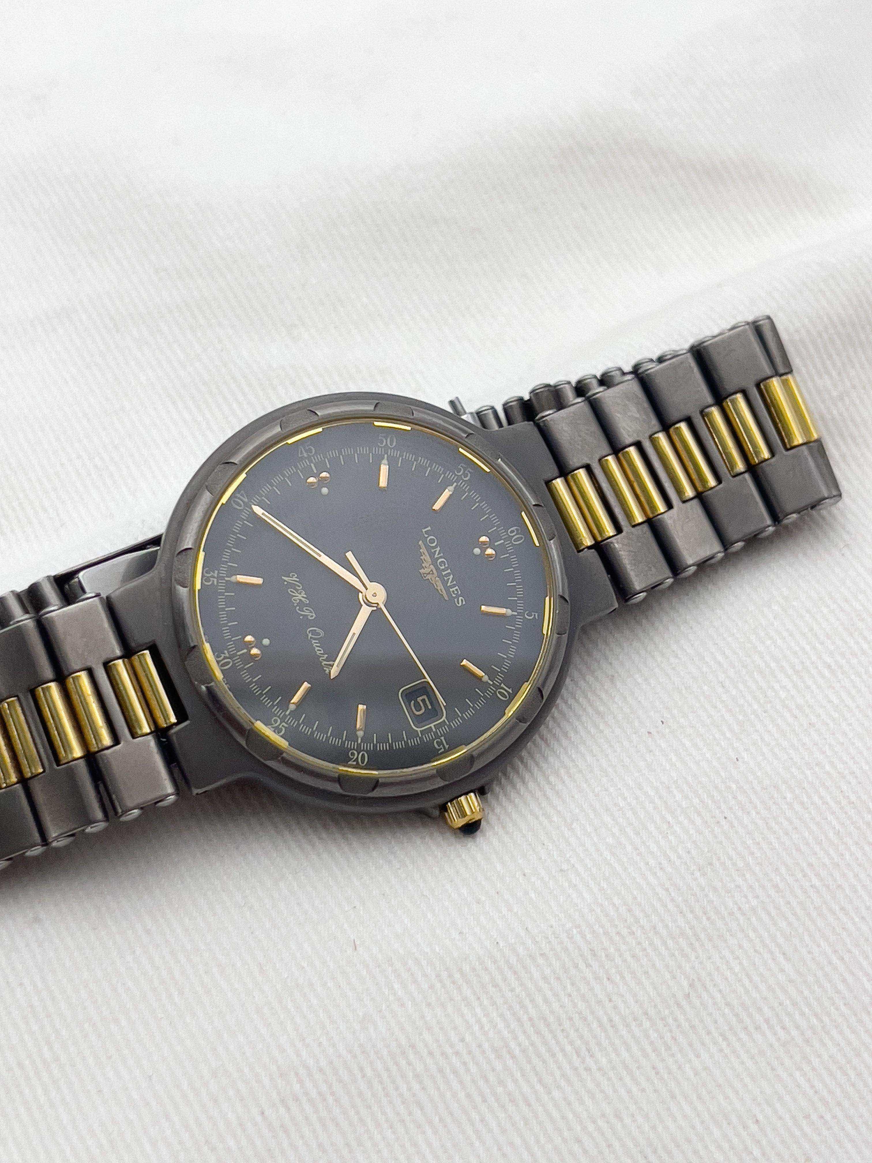 Longines - Titanium Conquest XL + BOX - 1980's - Atelier Victor