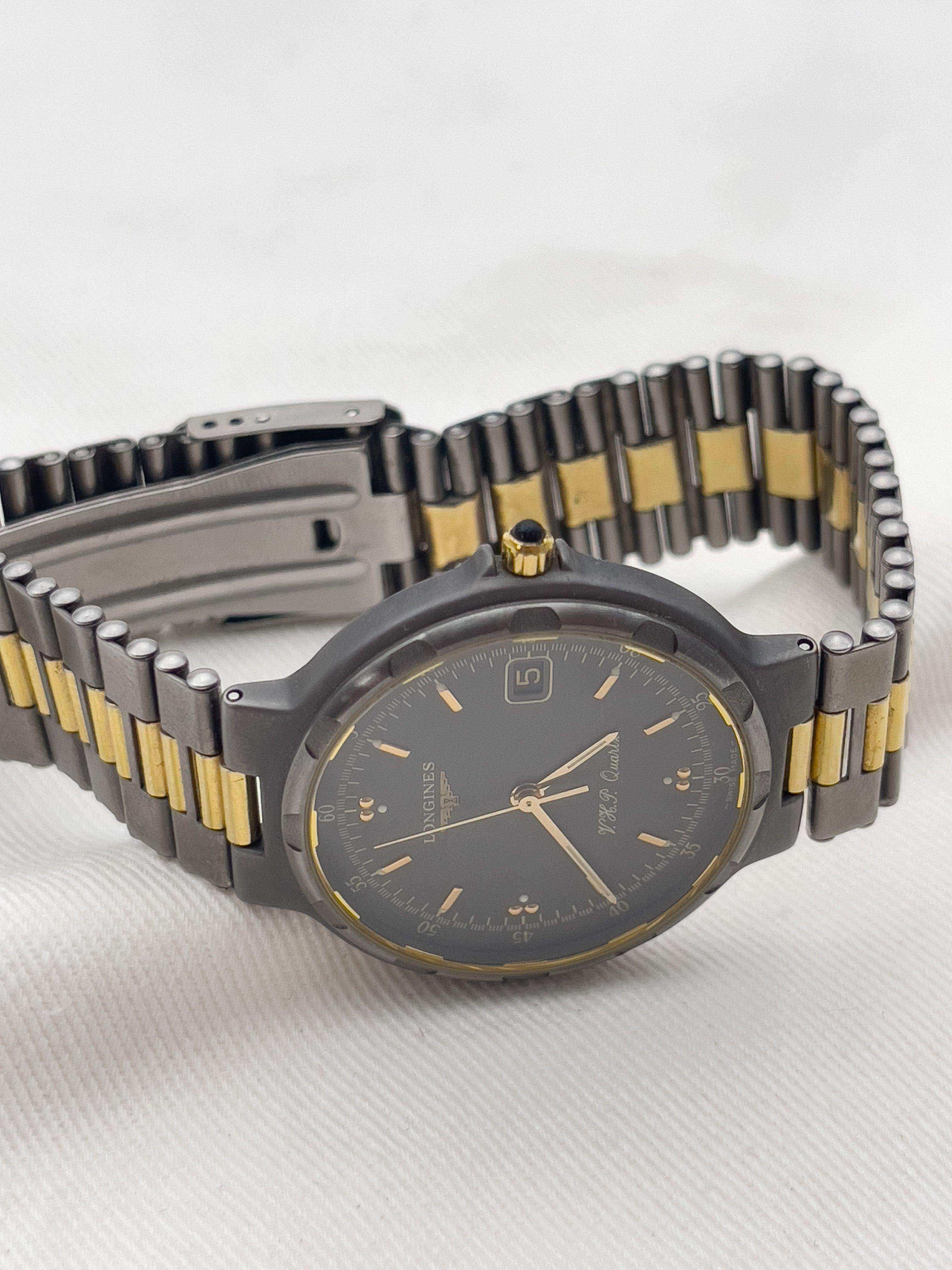 Longines - Titanium Conquest XL + BOX - 1980's - Atelier Victor