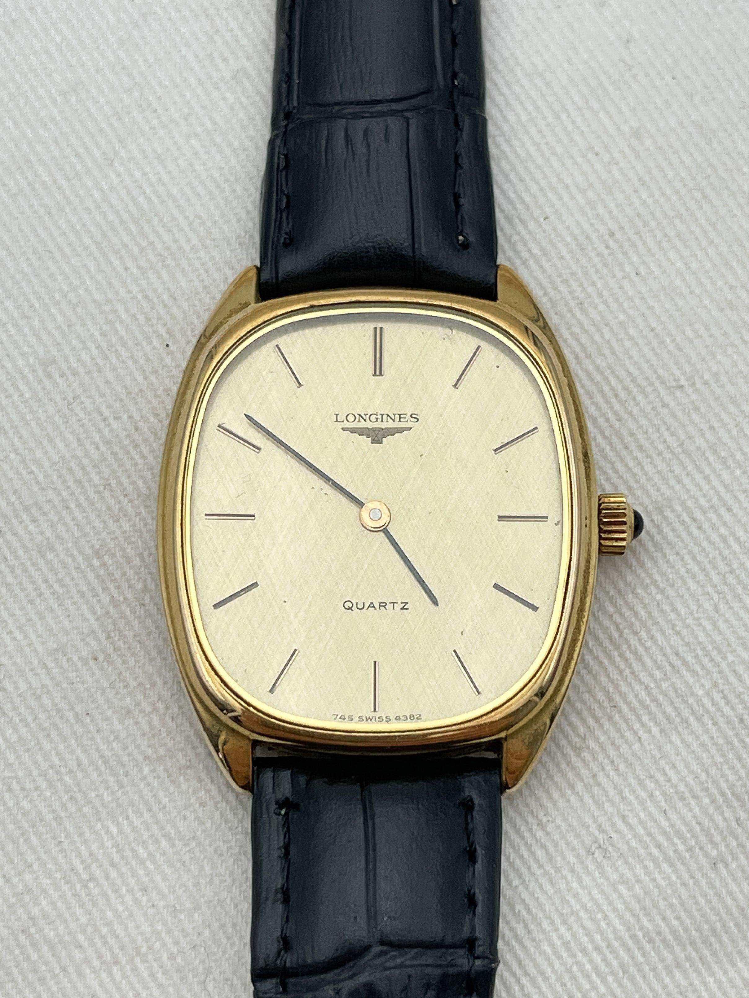 Longines - Tonneau Gold Cabochon - 1979 - Atelier Victor