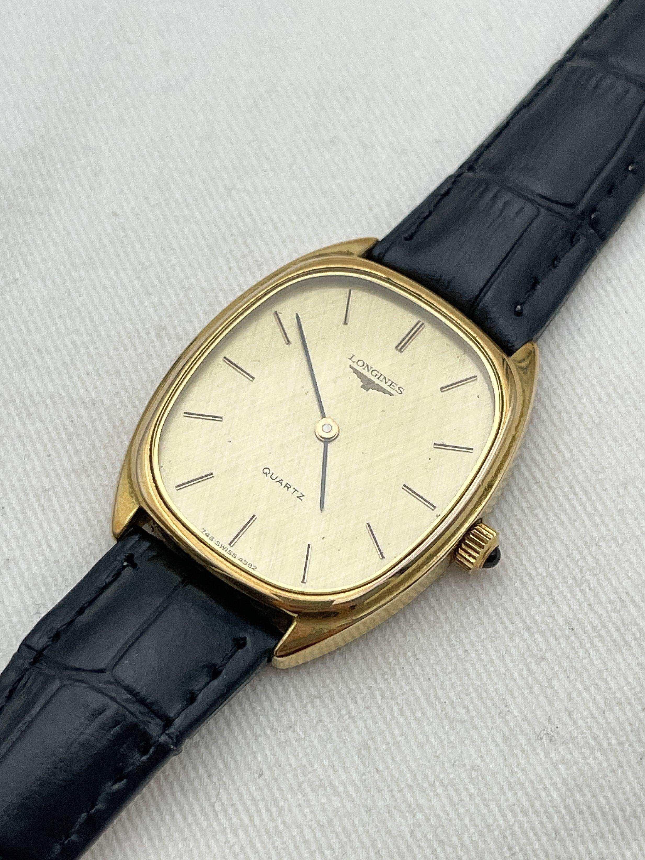 Longines - Tonneau Gold Cabochon - 1979 - Atelier Victor