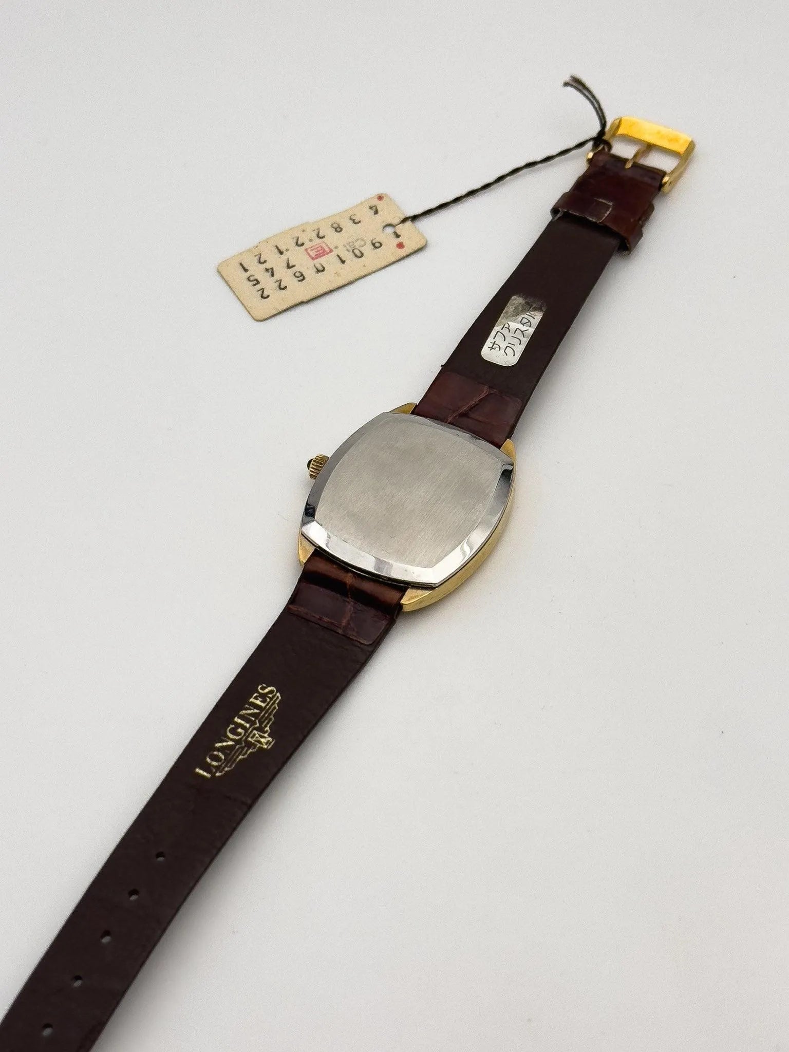 Longines - Tonneau Linen Cabochon - 1979 - Atelier Victor