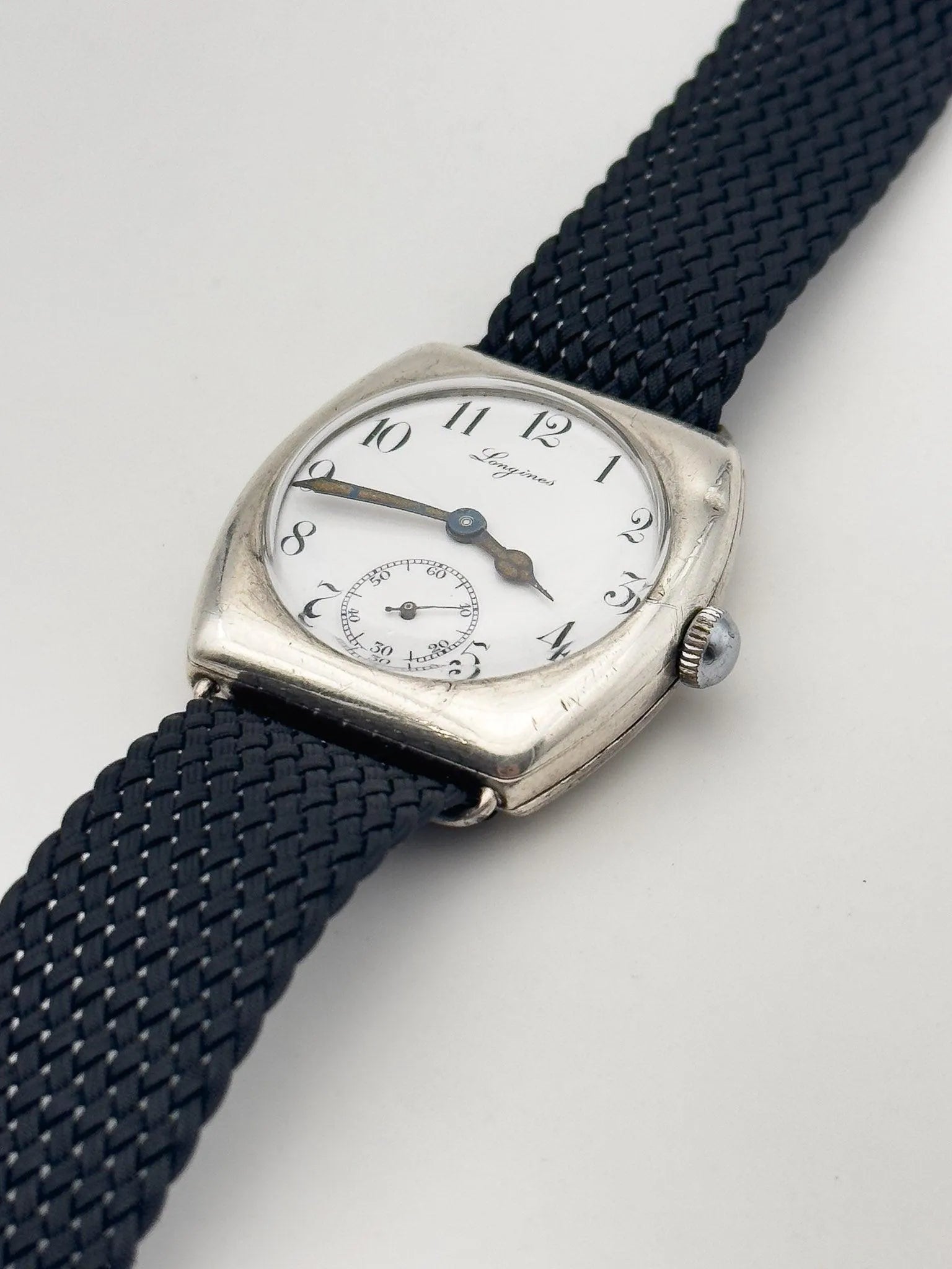 Longines - WW1 Tonneau Silver 935 Oversized - 1915 - Atelier Victor