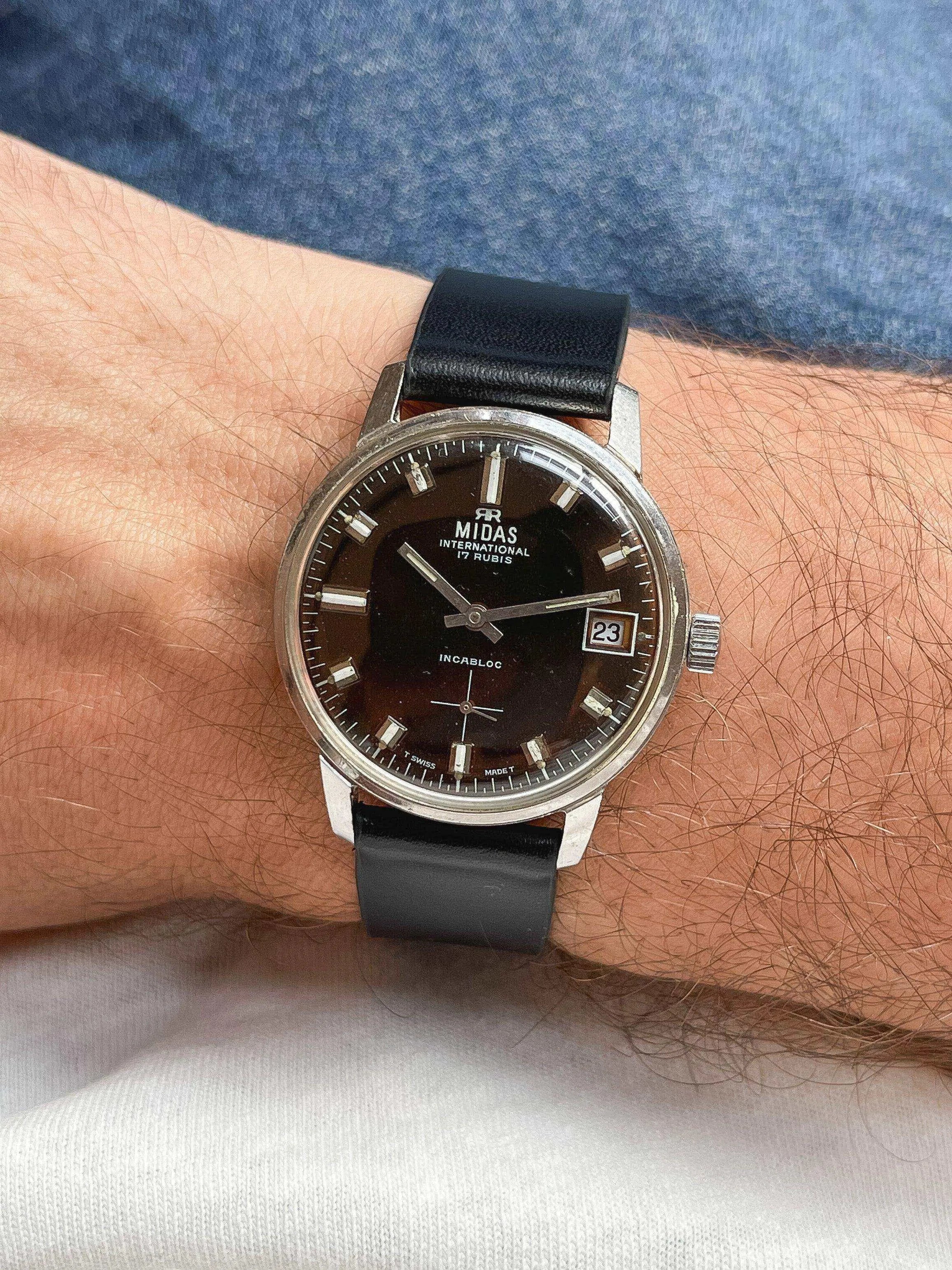 Midas - Black Sub-Seconds - 1970s - Atelier Victor