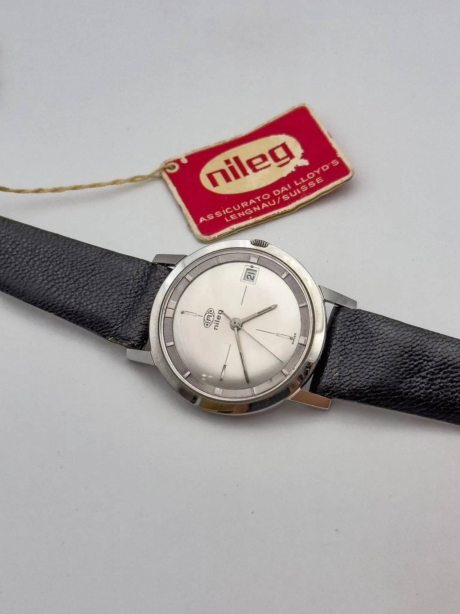 Nileg - Grey Dial NOS - 1980s - Atelier Victor