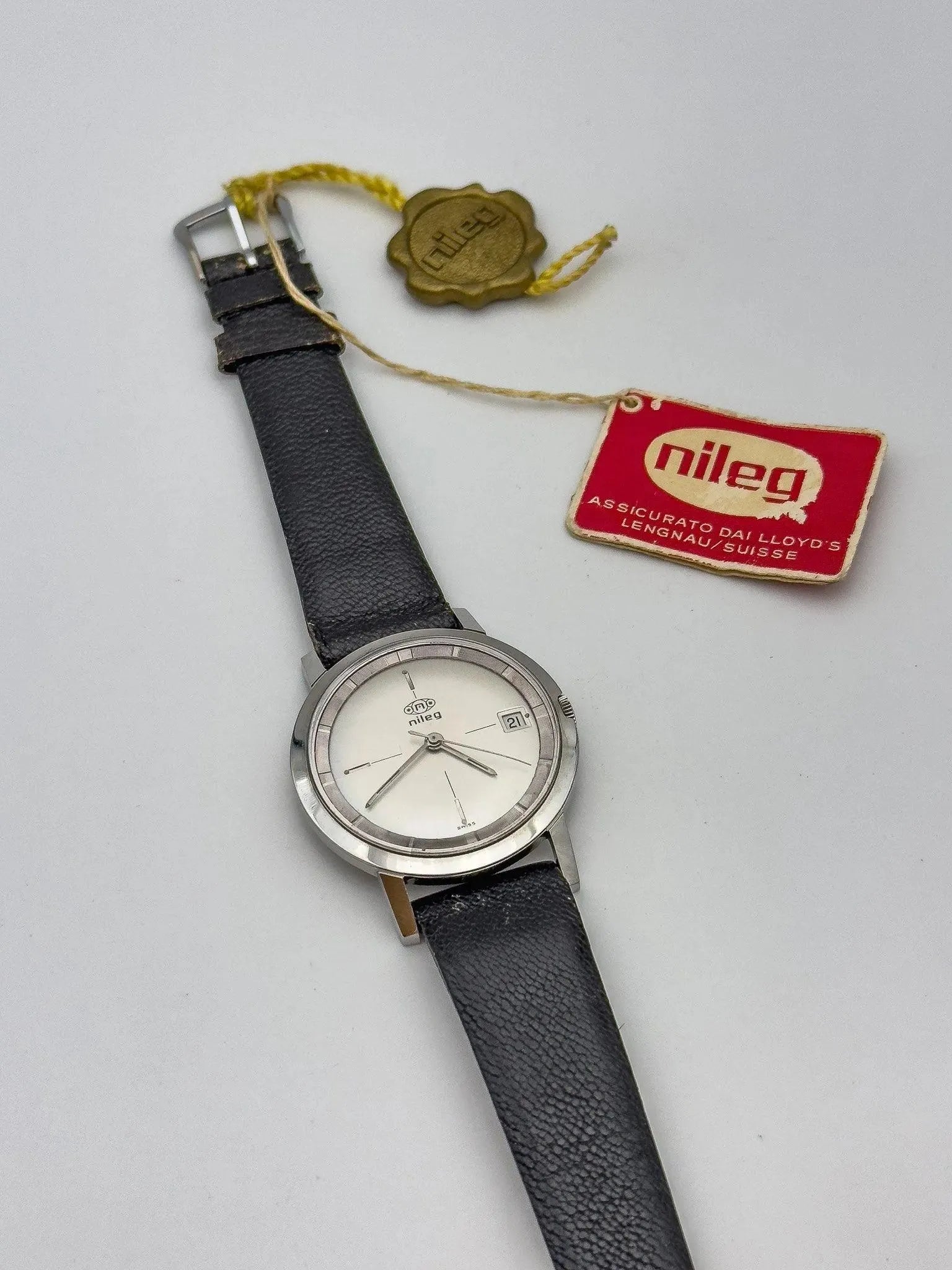 Nileg - Grey Dial NOS - 1980s - Atelier Victor