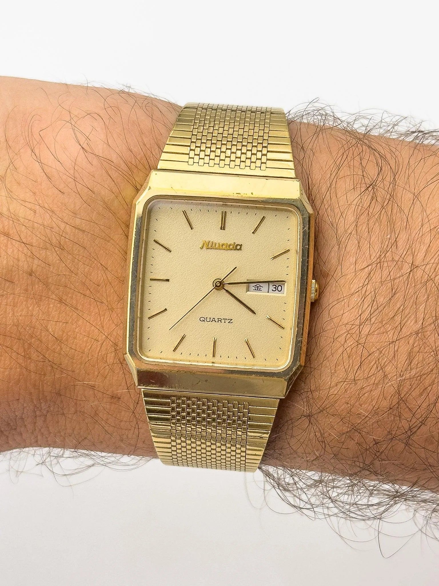 Nivada - Full Gold Dust Dial - Full Set - 1980's - Atelier Victor