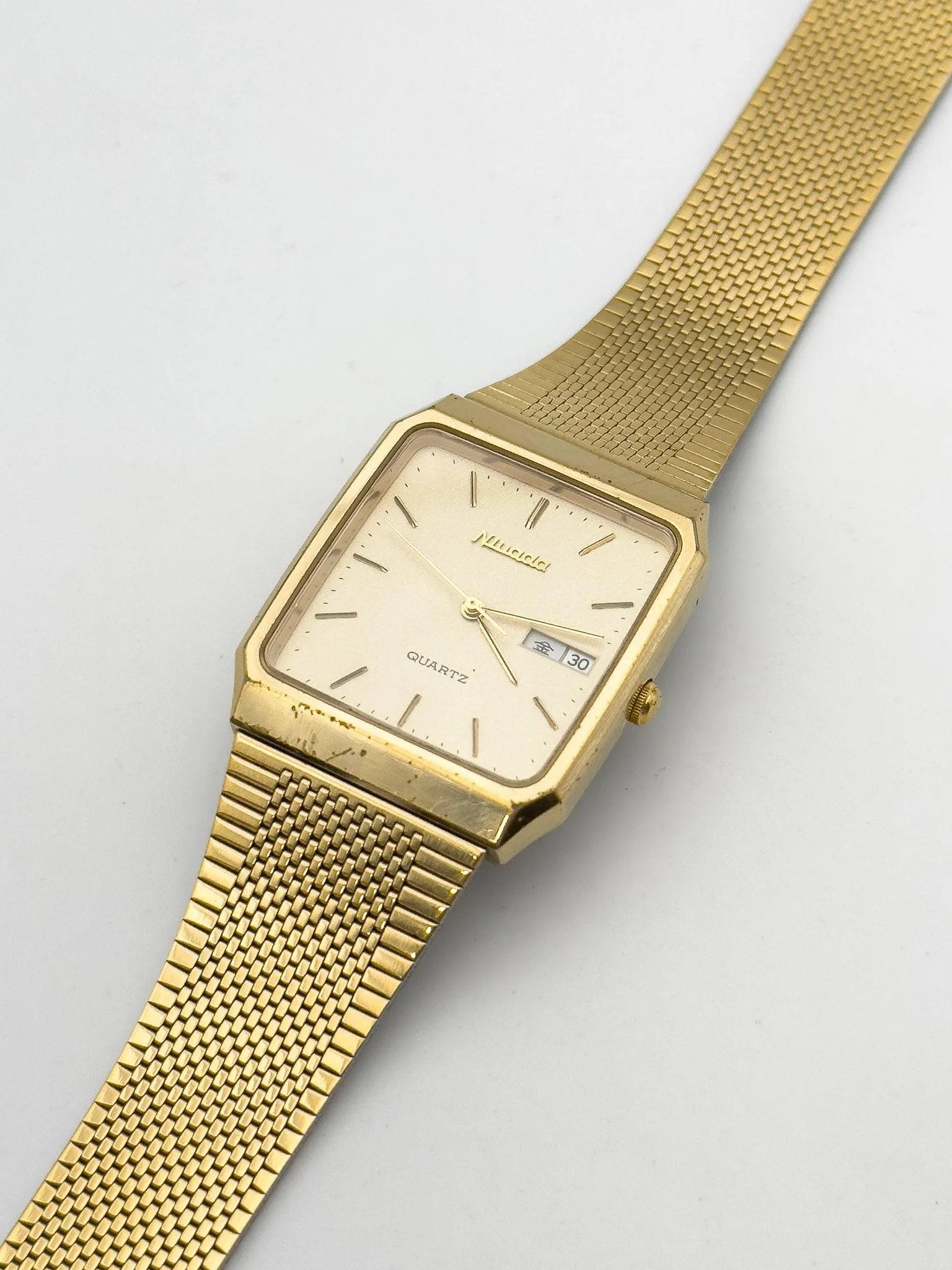 Nivada - Full Gold Dust Dial - Full Set - 1980's - Atelier Victor