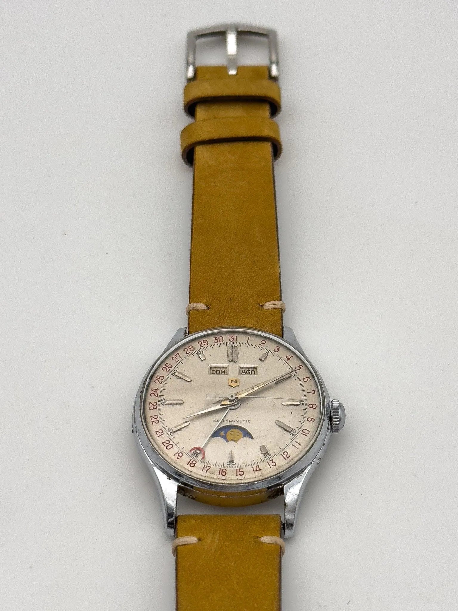 Nobellux - Valjoux 90 Moonphase Triple Calendar - 1950s - Atelier Victor