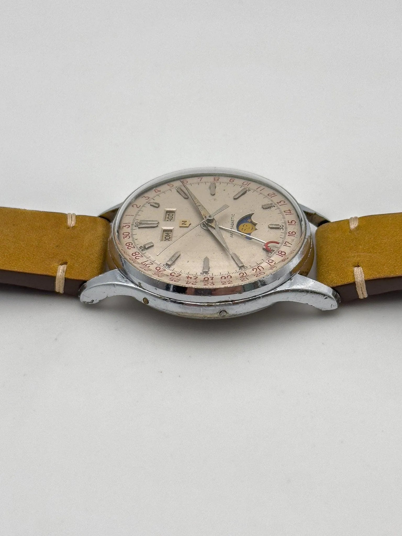 Nobellux - Valjoux 90 Moonphase Triple Calendar - 1950s - Atelier Victor