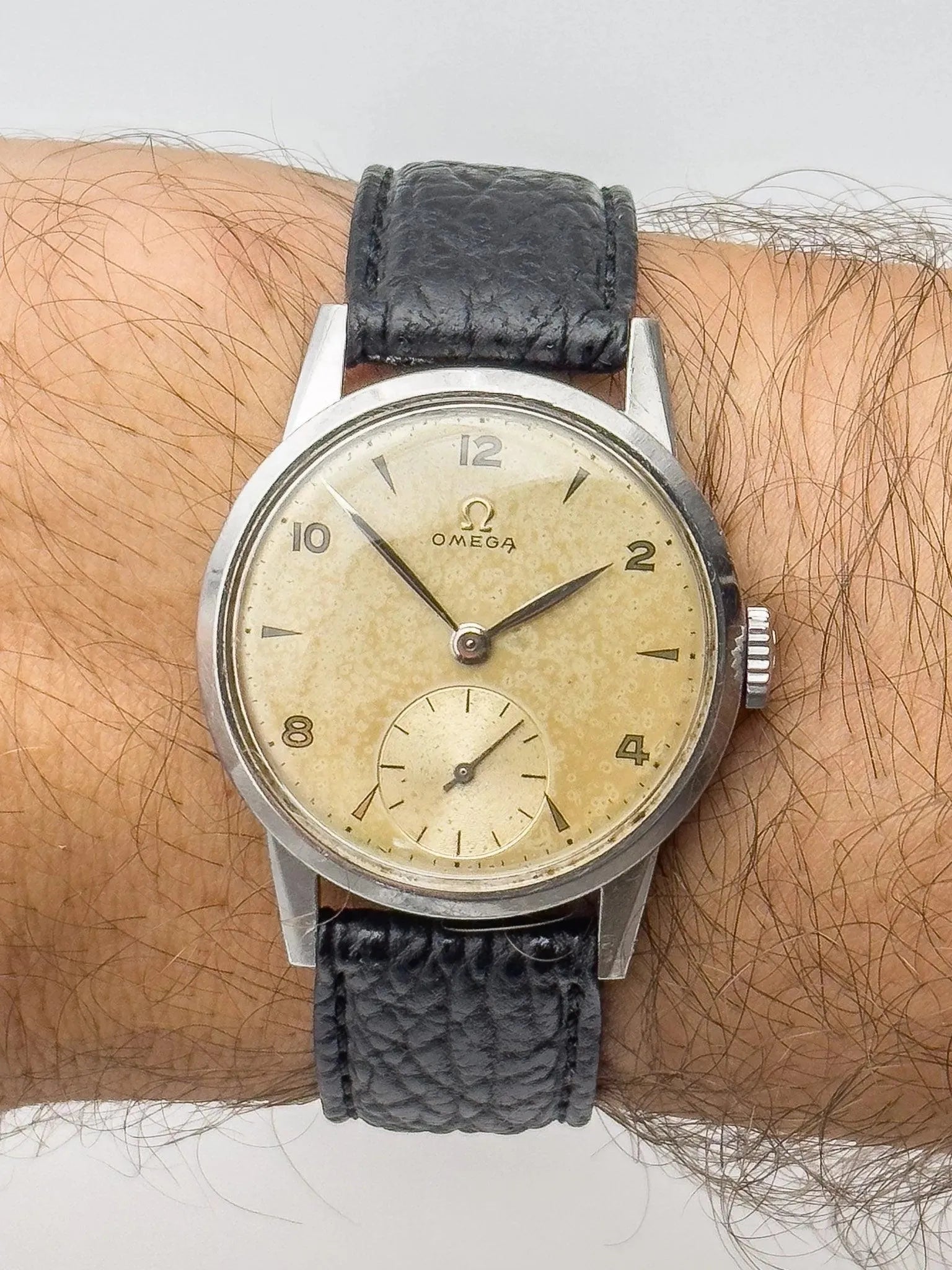 Omega - Calatrava Cream Patina - 1947 - Atelier Victor