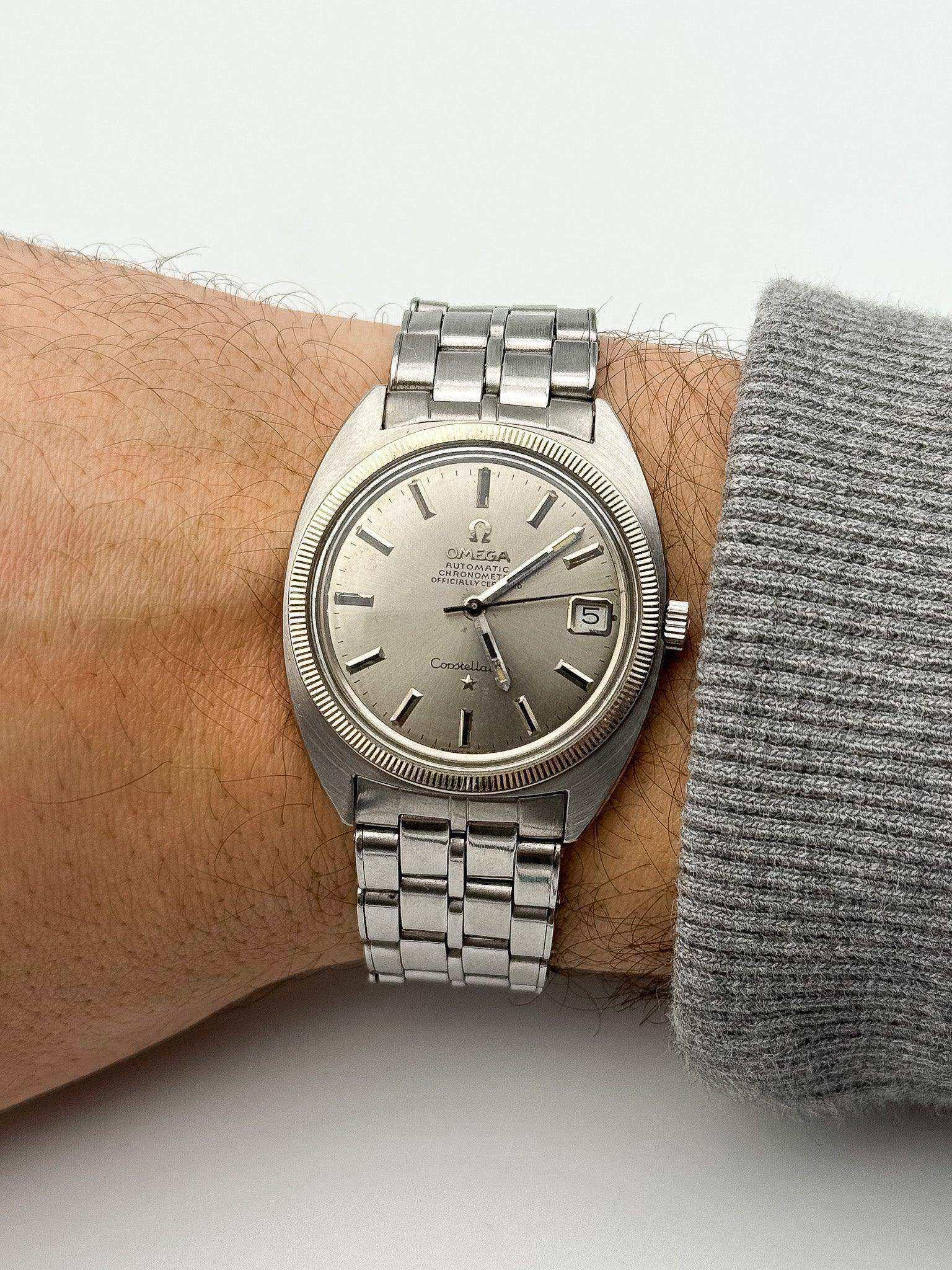 Omega - Constellation Gerald Genta White Gold Bezel - BOX - 1967 - Atelier Victor