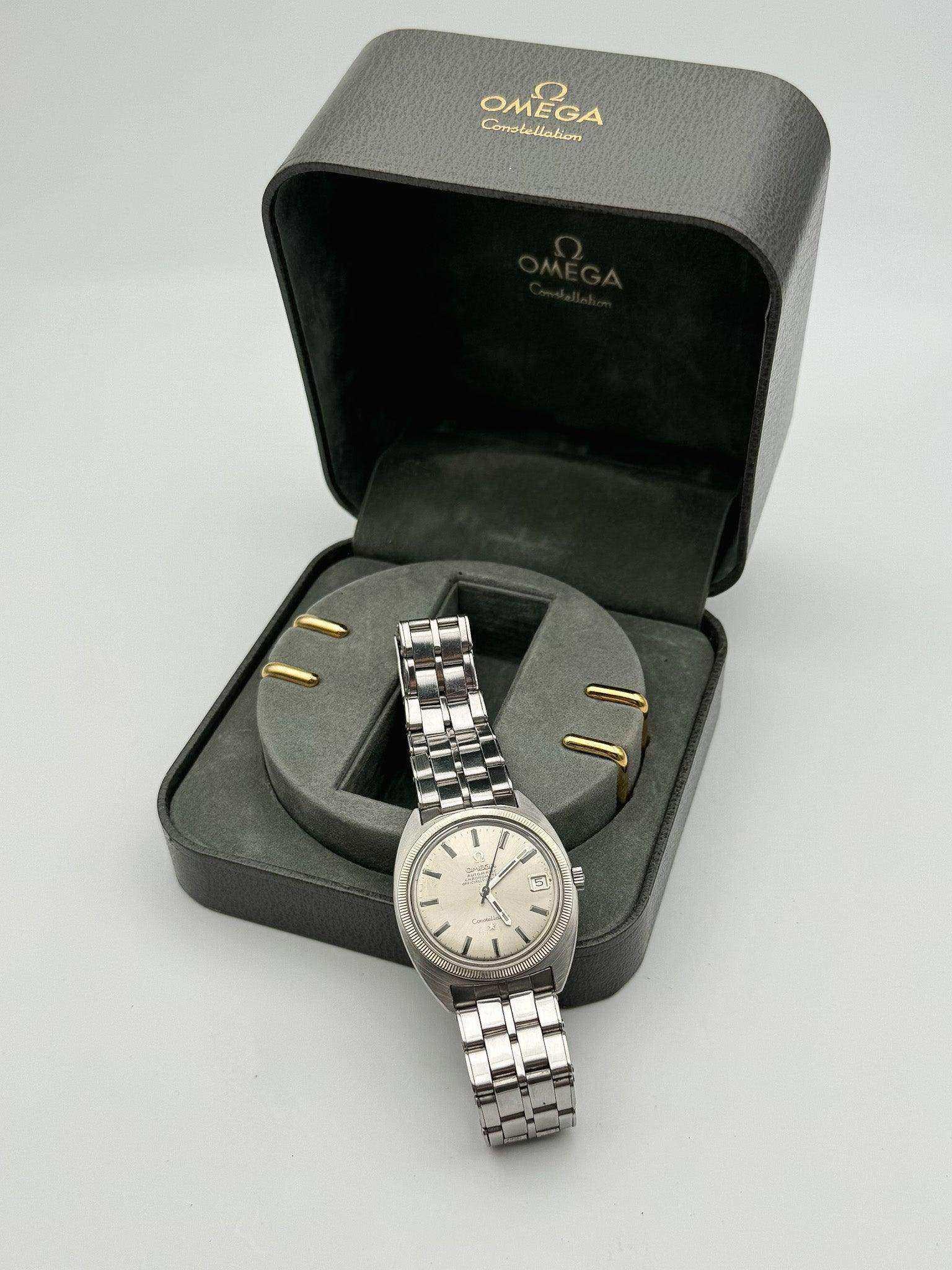 Omega - Constellation Gerald Genta White Gold Bezel - BOX - 1967 - Atelier Victor