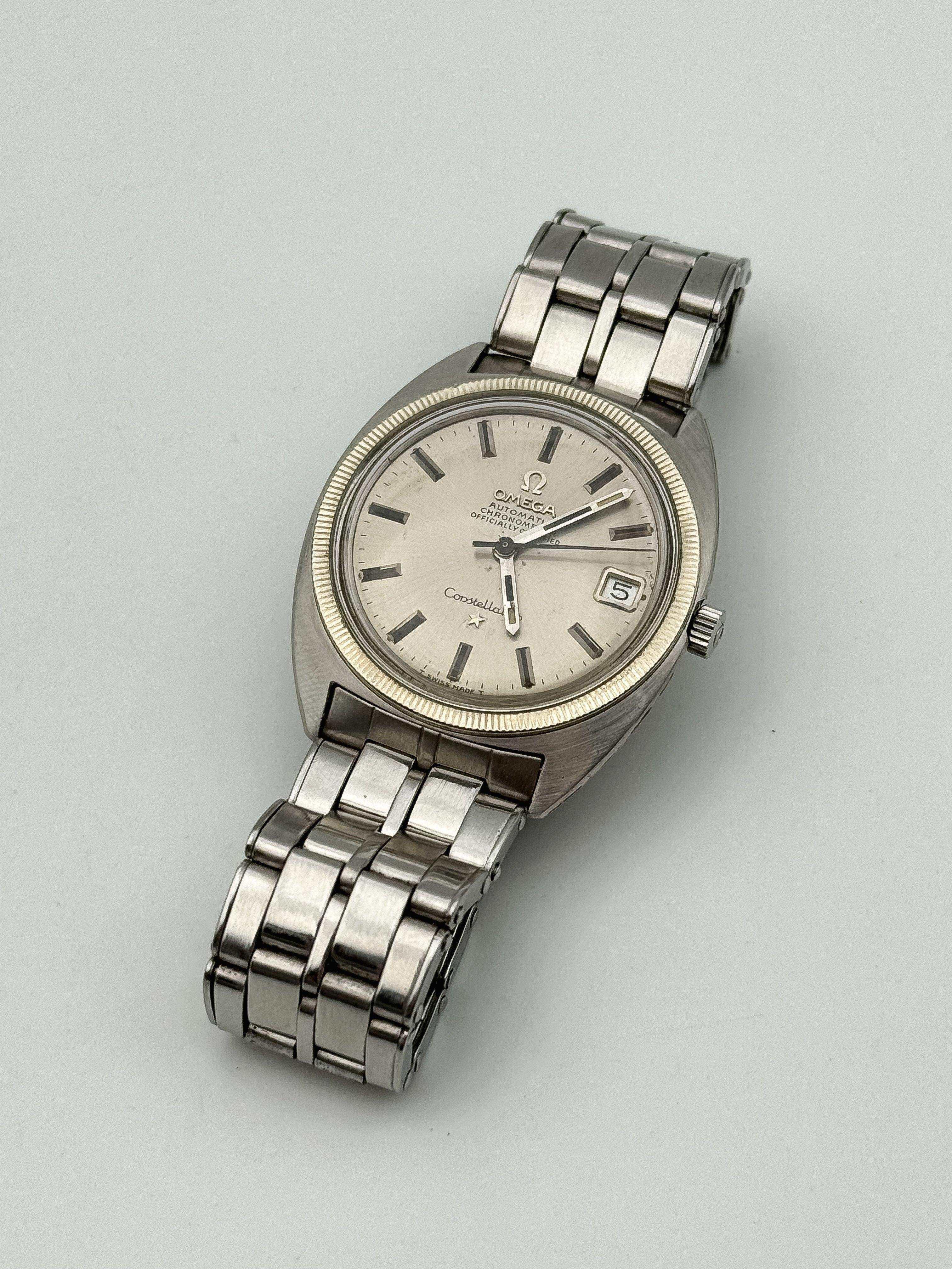 Omega - Constellation Gerald Genta White Gold Bezel - BOX - 1967 - Atelier Victor