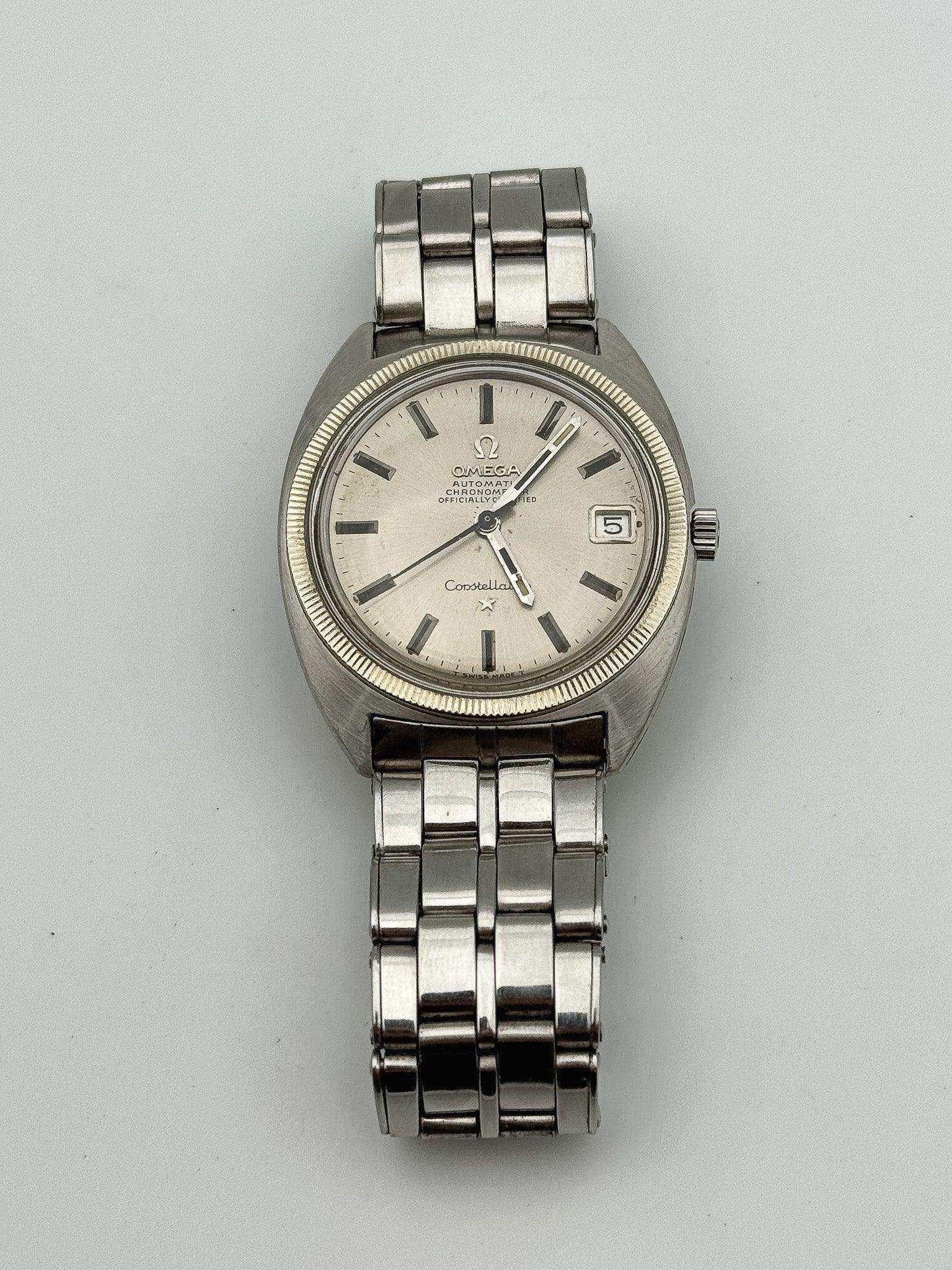 Omega - Constellation Gerald Genta White Gold Bezel - BOX - 1967 - Atelier Victor