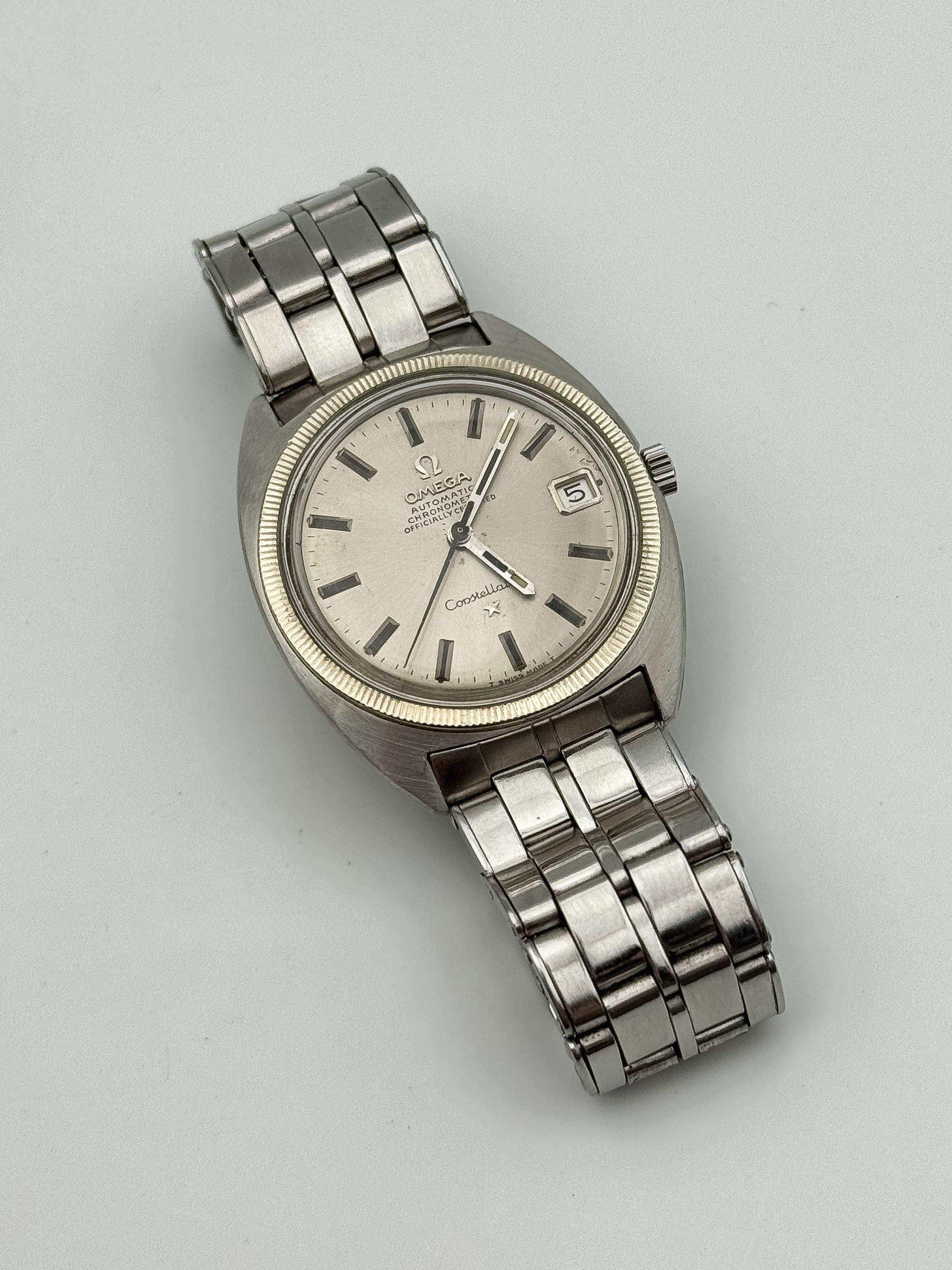 Omega - Constellation Gerald Genta White Gold Bezel - BOX - 1967 - Atelier Victor