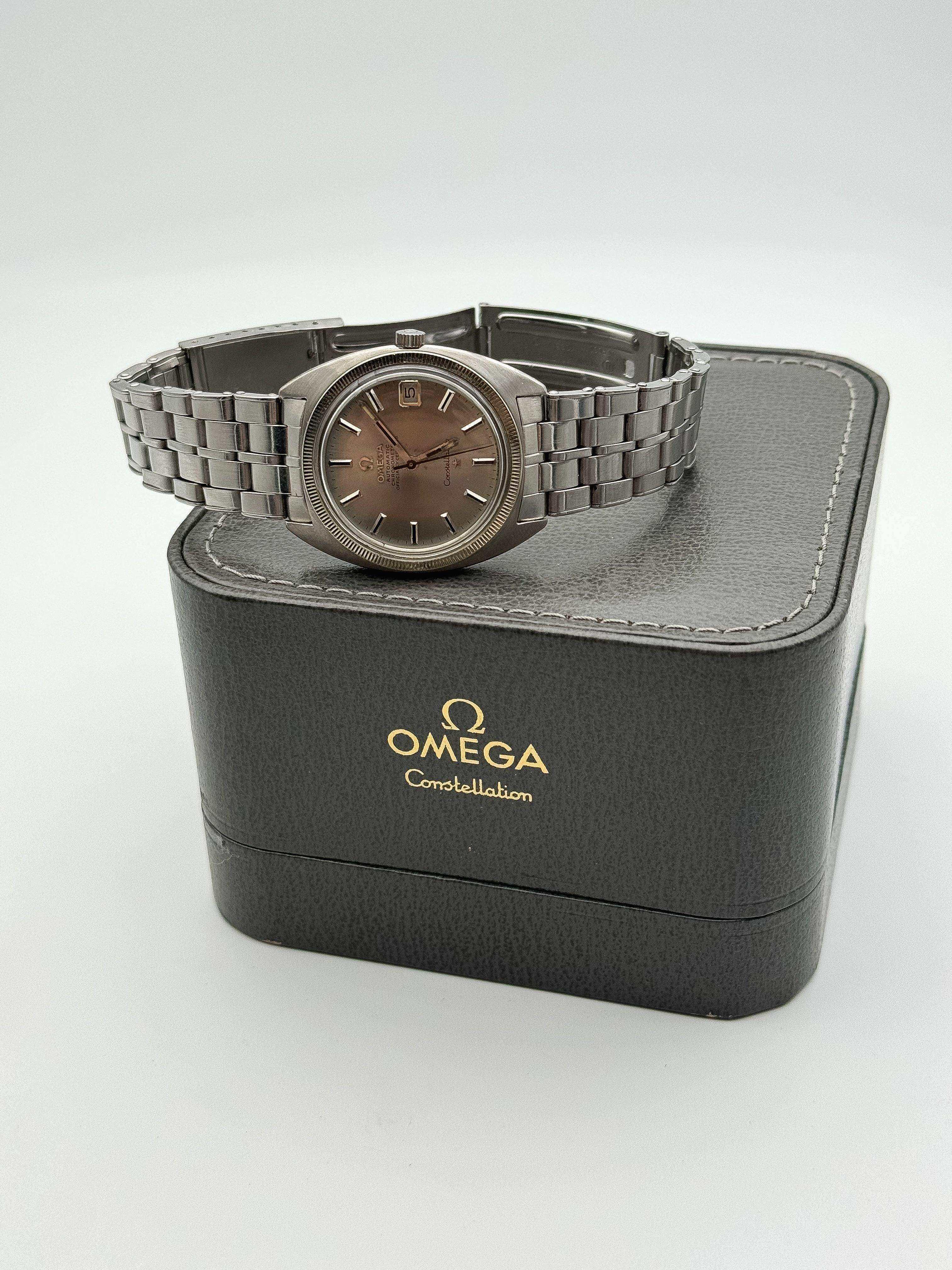 Omega - Constellation Gerald Genta White Gold Bezel - BOX - 1967 - Atelier Victor