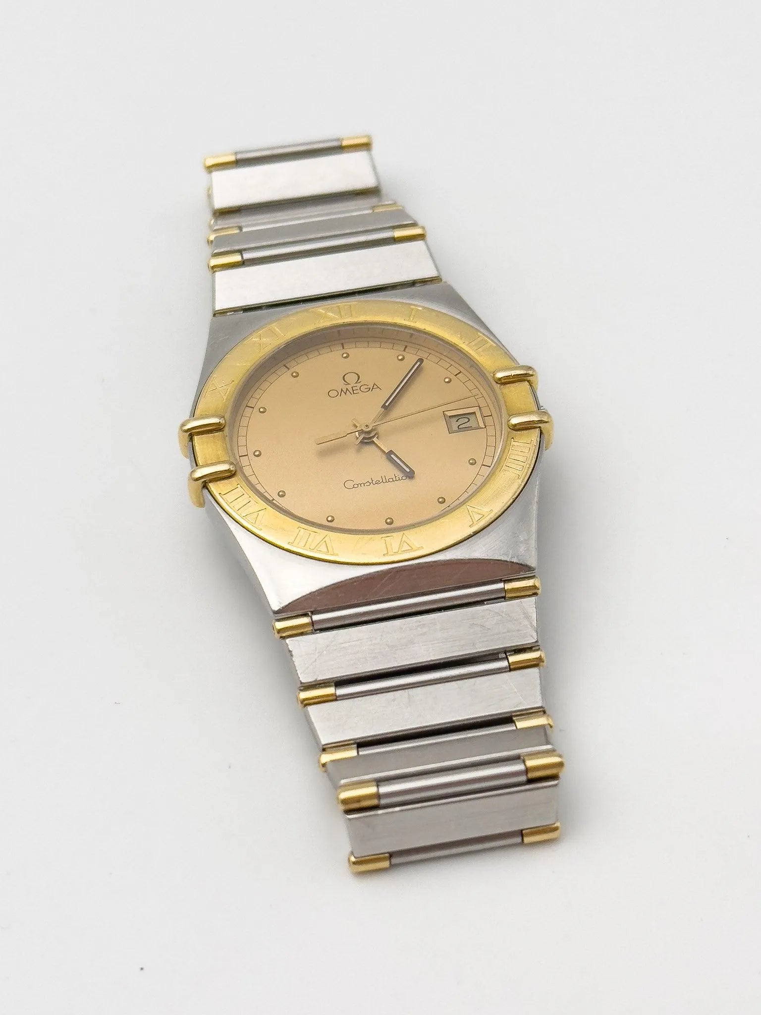 Omega - Constellation Gold & Steel Date - 1990s - Atelier Victor