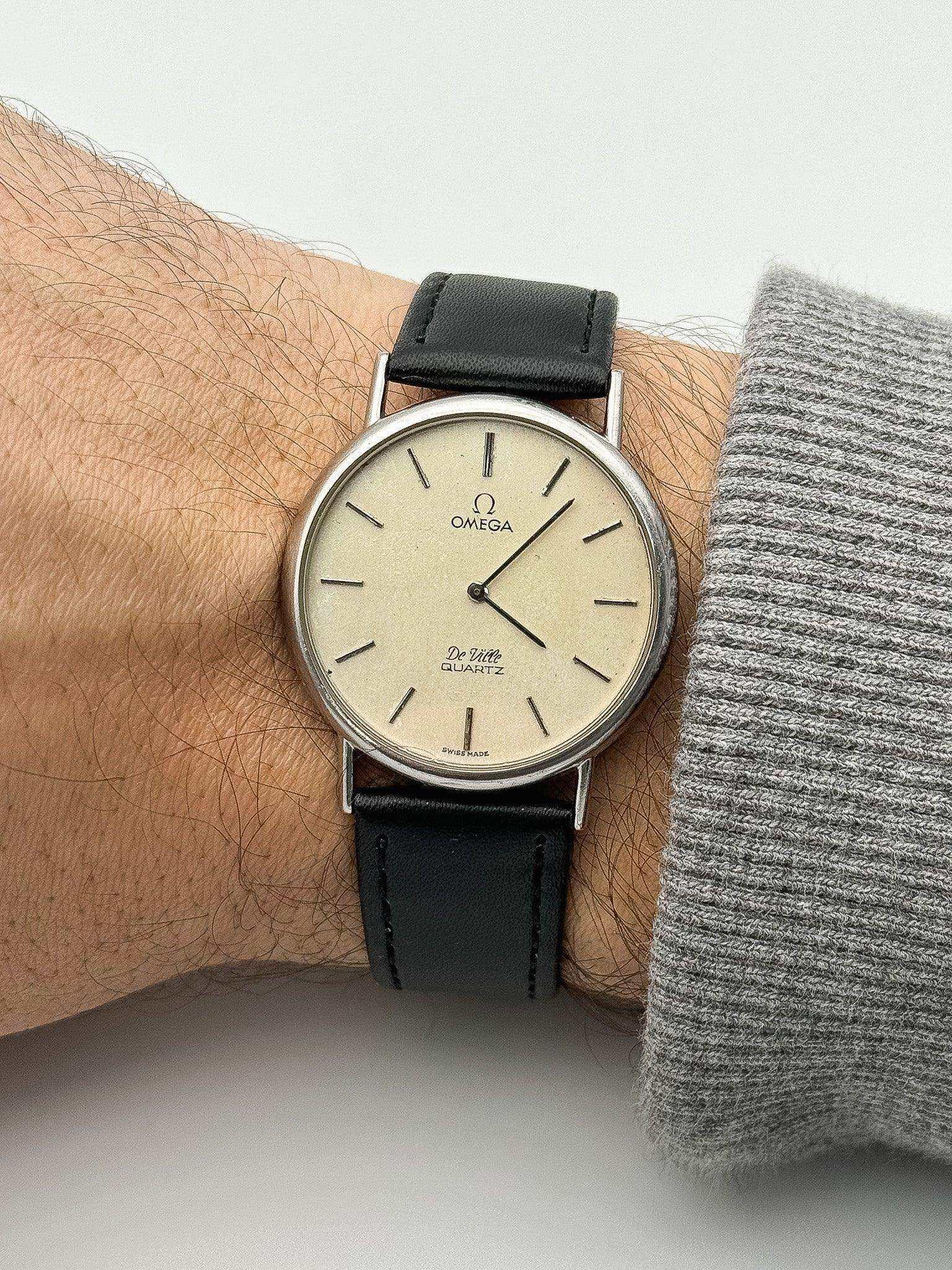 Omega - De ville Circle Blanc Patiné - 1977 - Atelier Victor