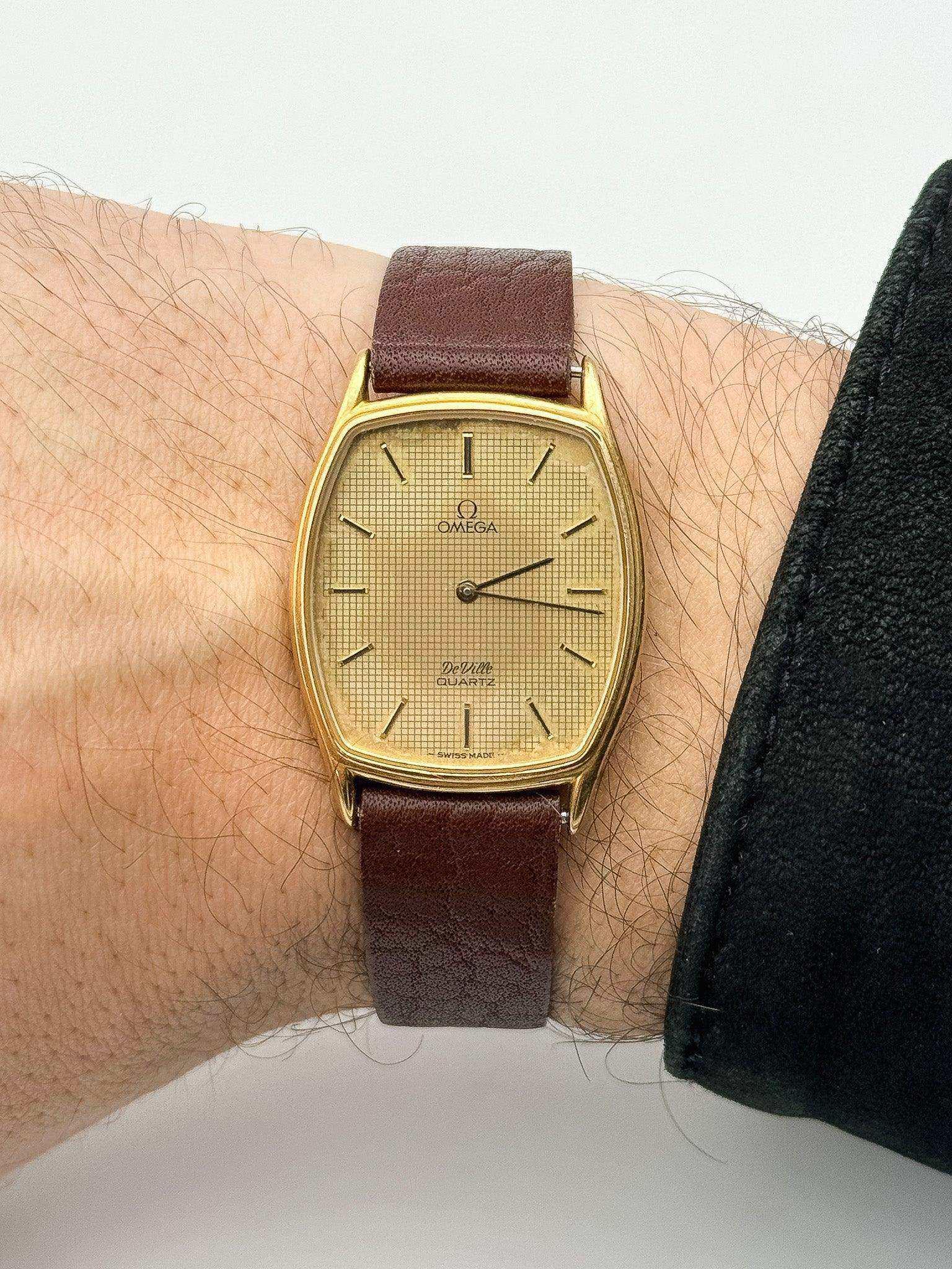 Omega - De Ville Gold Nid d'Abeille - 1970's - Atelier Victor