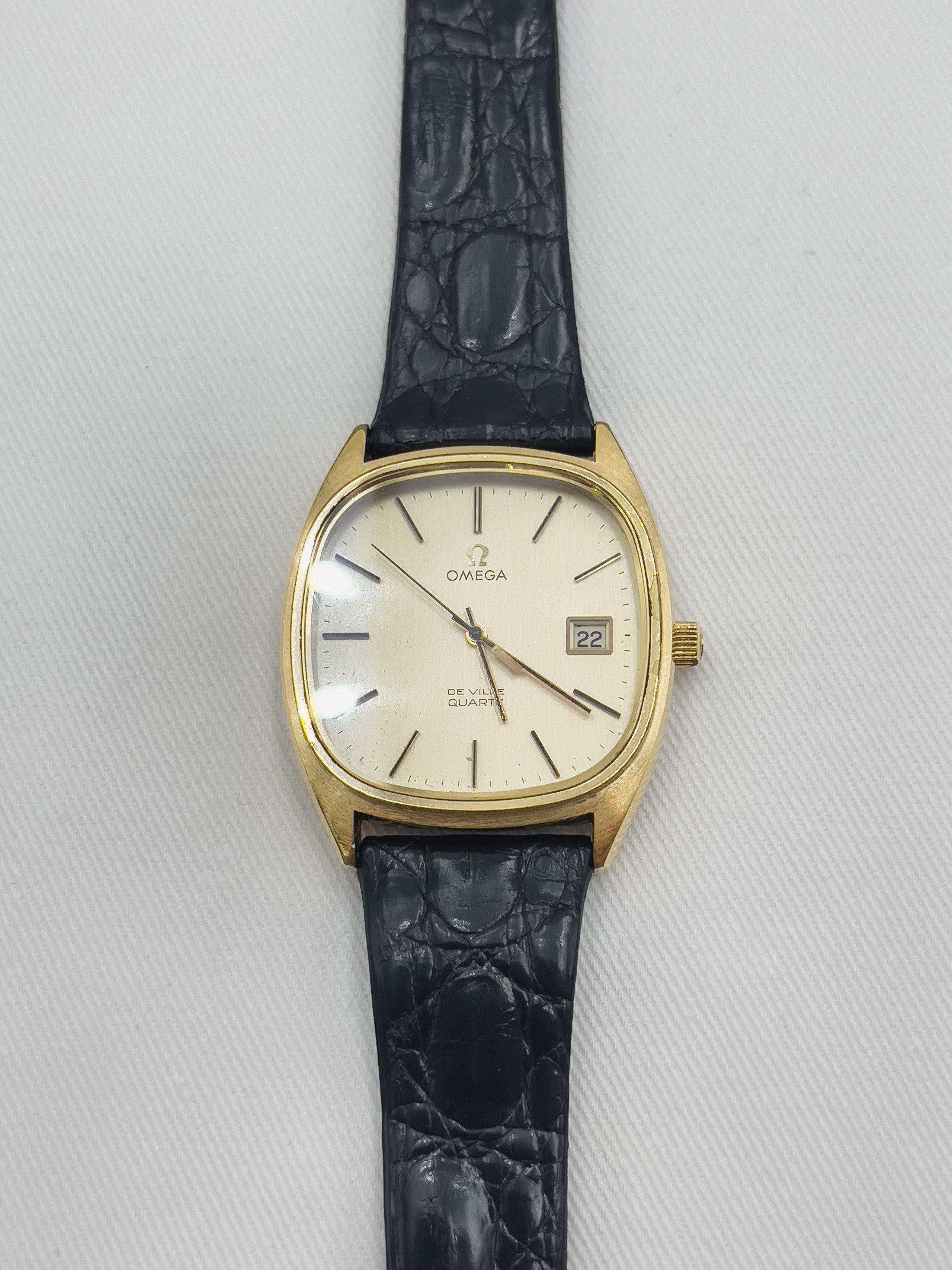 Omega - De Ville Gold w/ box - 1976 - Atelier Victor