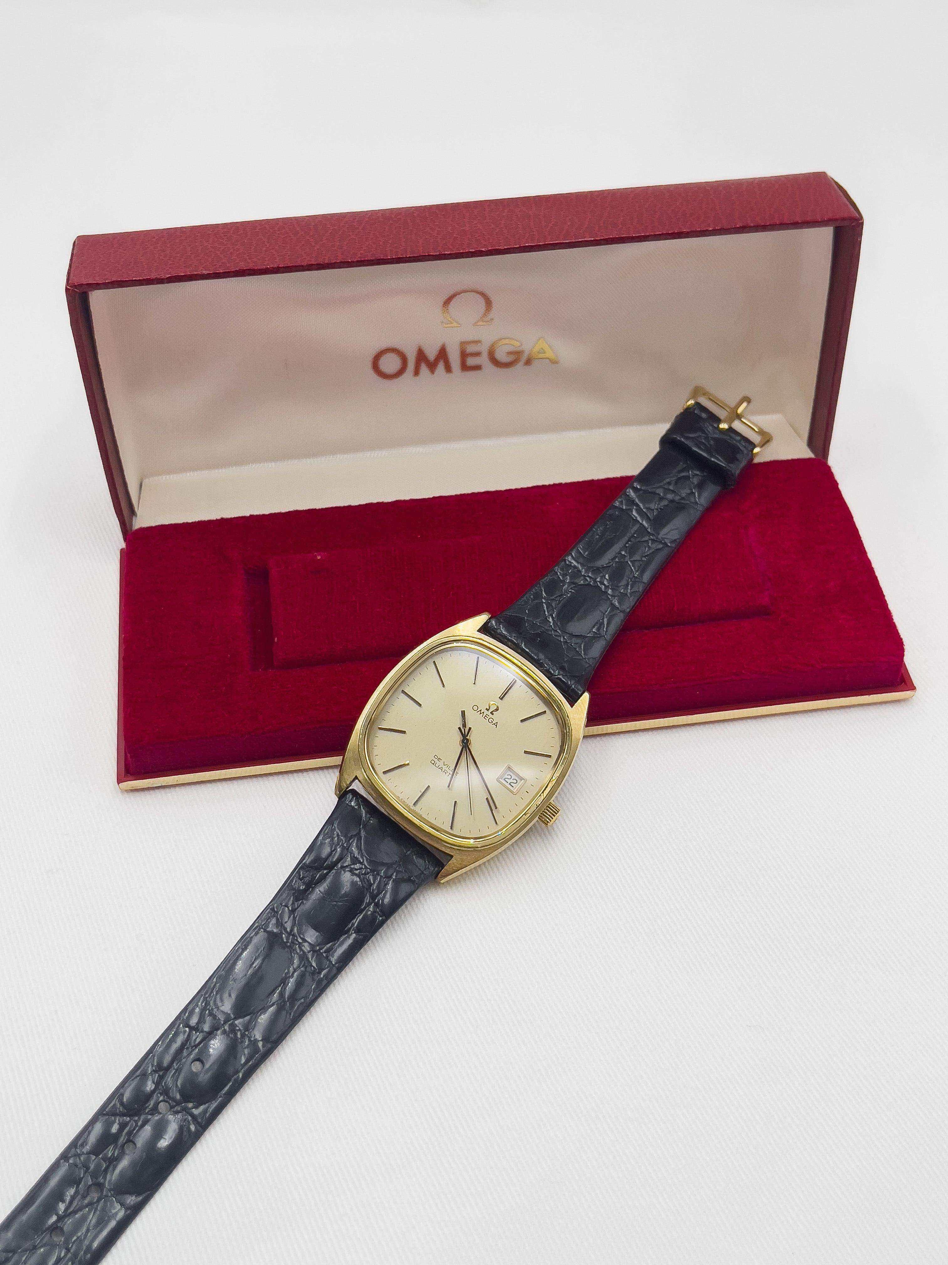 Omega - De Ville Gold w/ box - 1976 - Atelier Victor