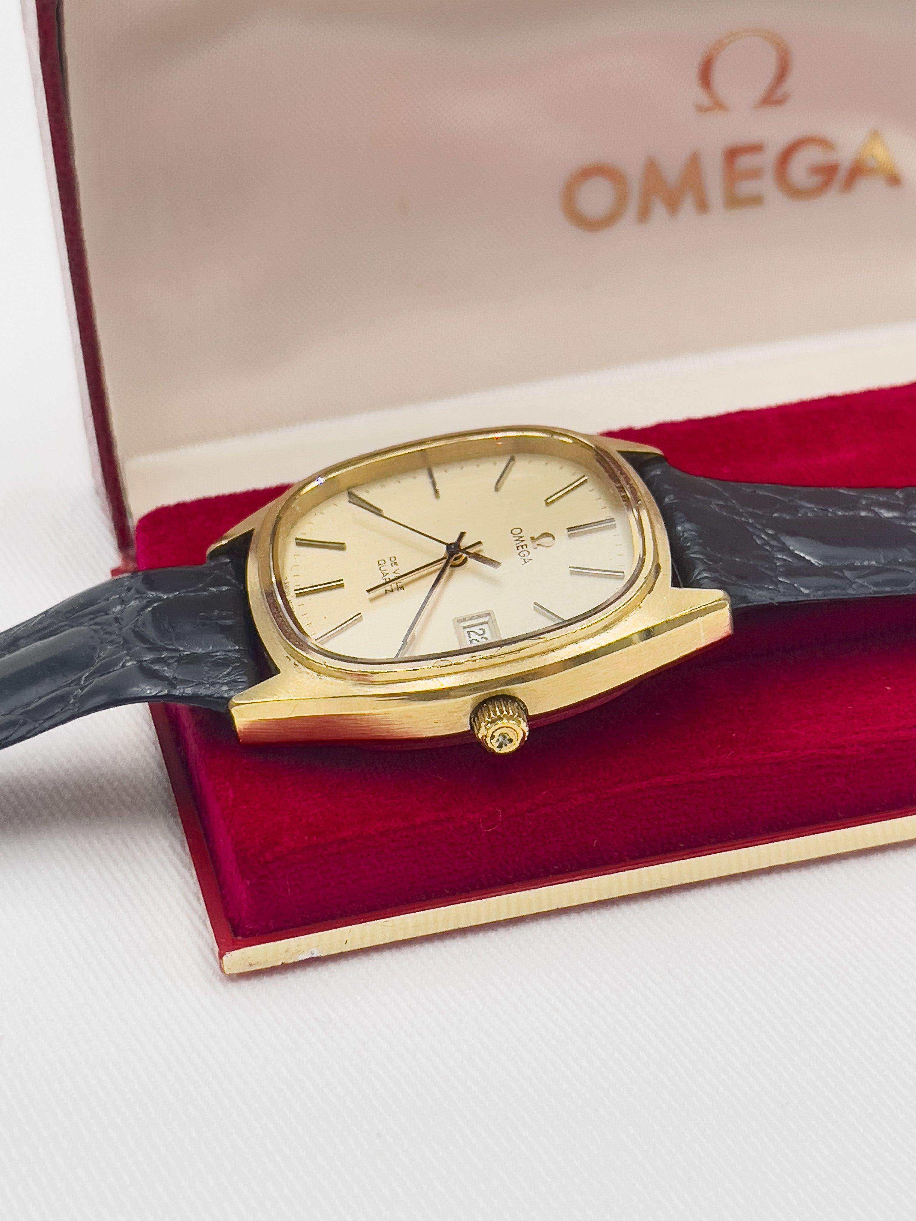 Omega - De Ville Gold w/ box - 1976 - Atelier Victor