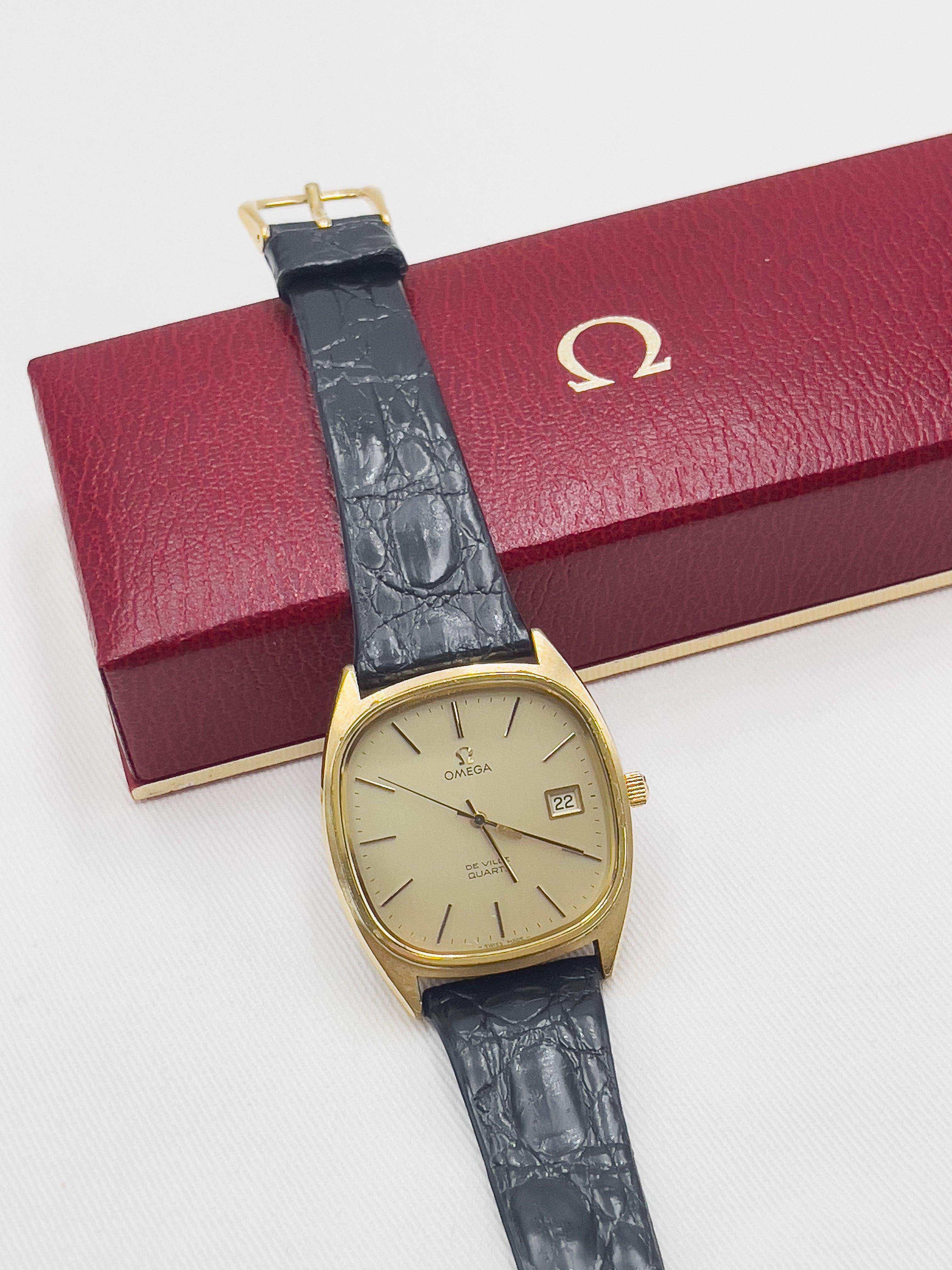 Omega - De Ville Gold w/ box - 1976 - Atelier Victor