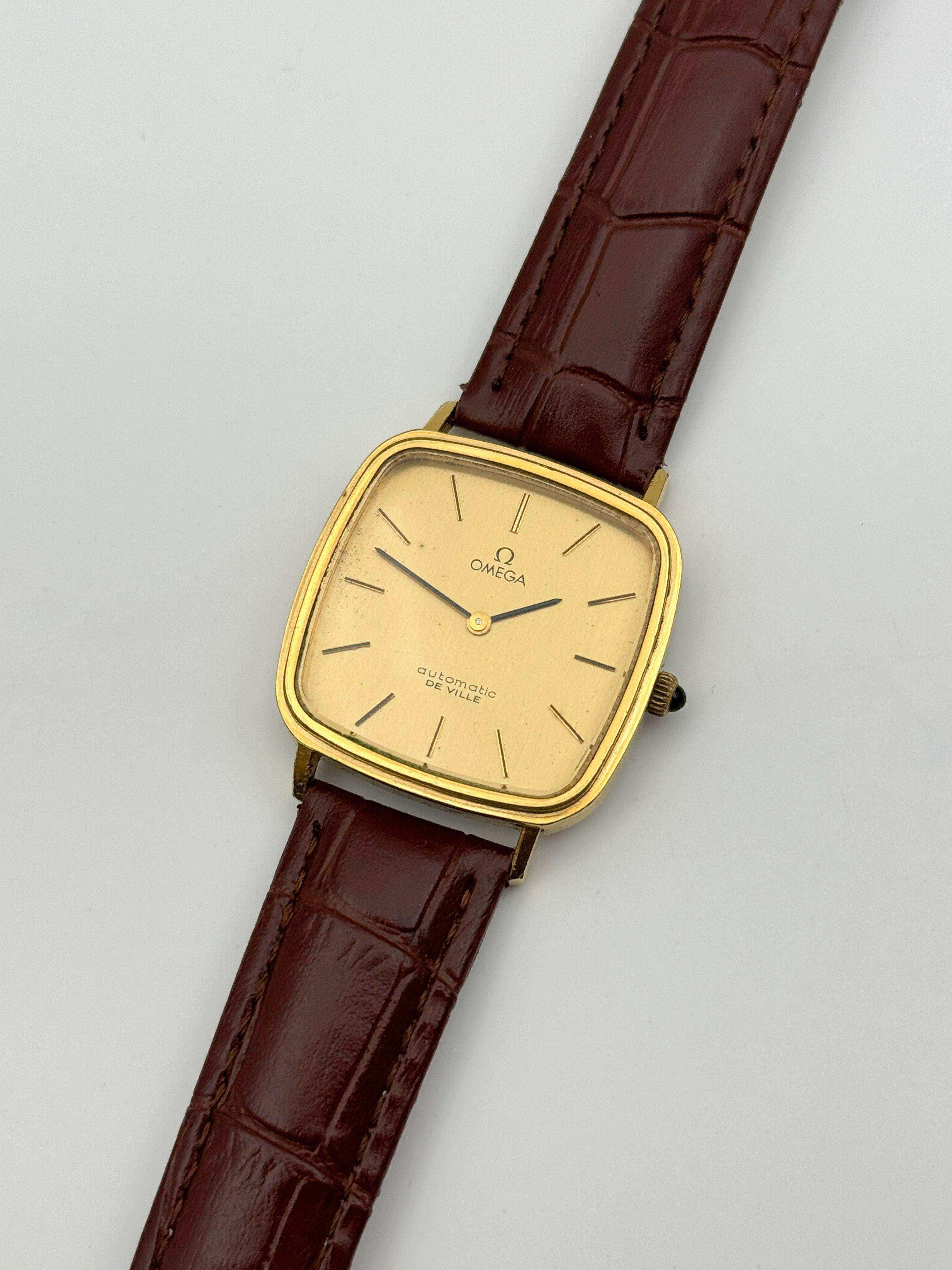 Omega - De Ville Square Gold Cabochon - 1973 - Atelier Victor