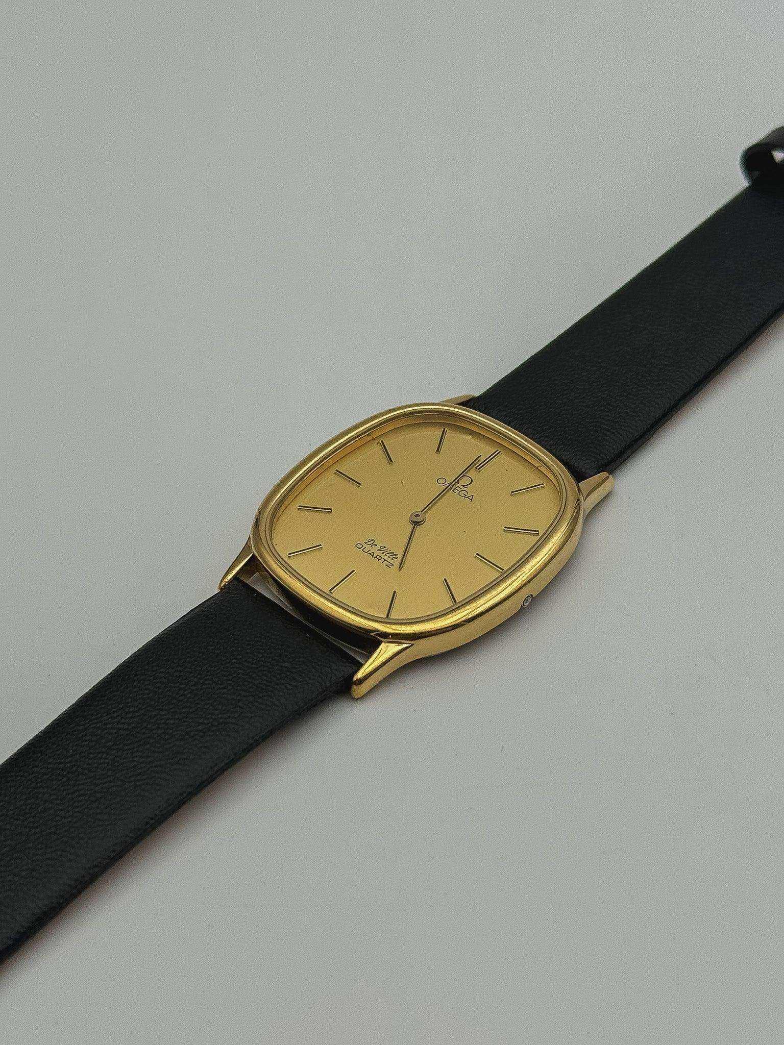 Omega - De Ville Tonneau Arrondi Gold - 1980’s - Atelier Victor